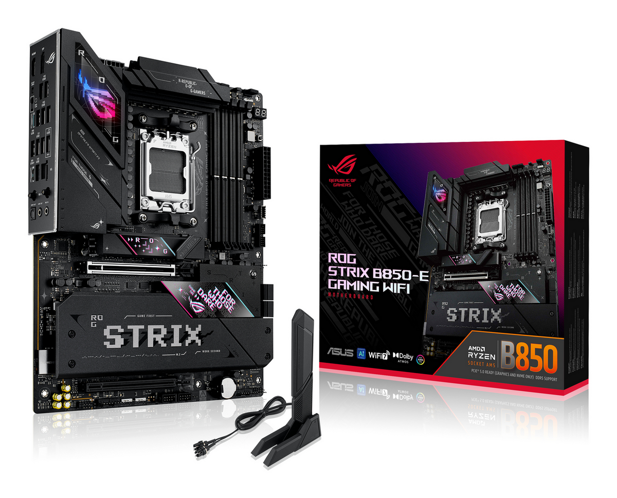 Asus Motherboard ROG Strix B850-E Gaming WIFI / 90MB1J60-M0EAY0 Black