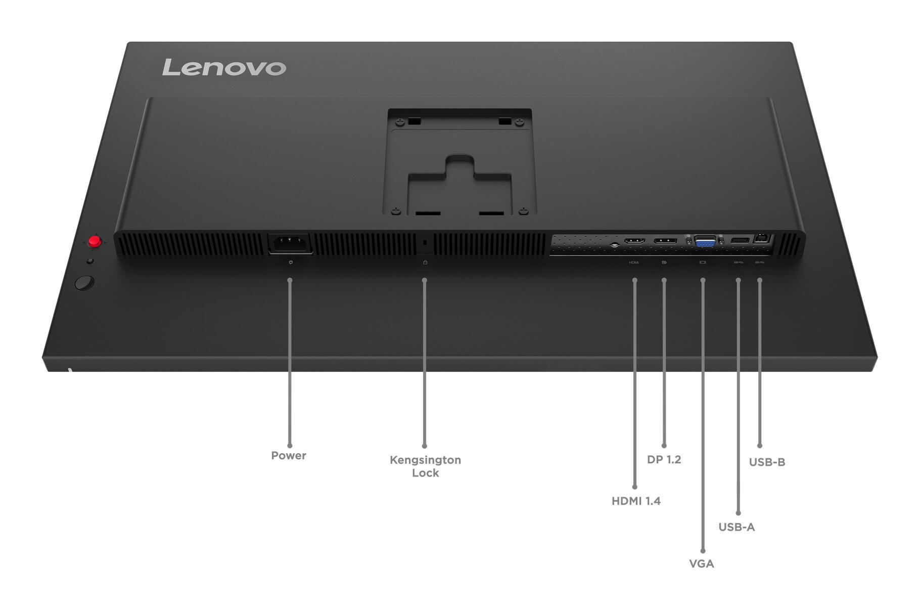 Lenovo Moniteur ThinkVision T27-40 / 64A5MAT6EU Noir 68,6 cm (27")