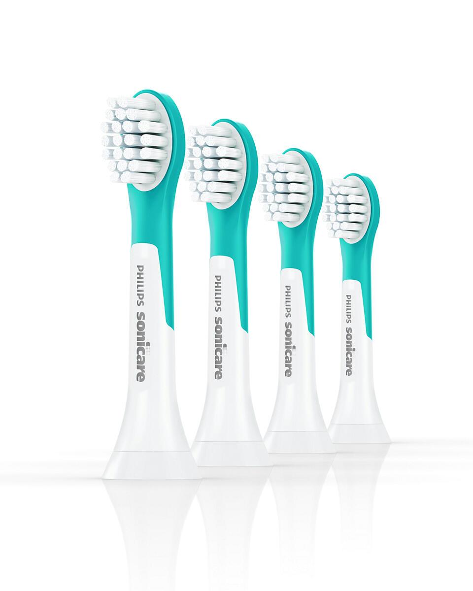 Philips Spazzolino da denti collegabile Sonicare For Kids 3+ / HX6034/90 Blu, bianco 4-Pack