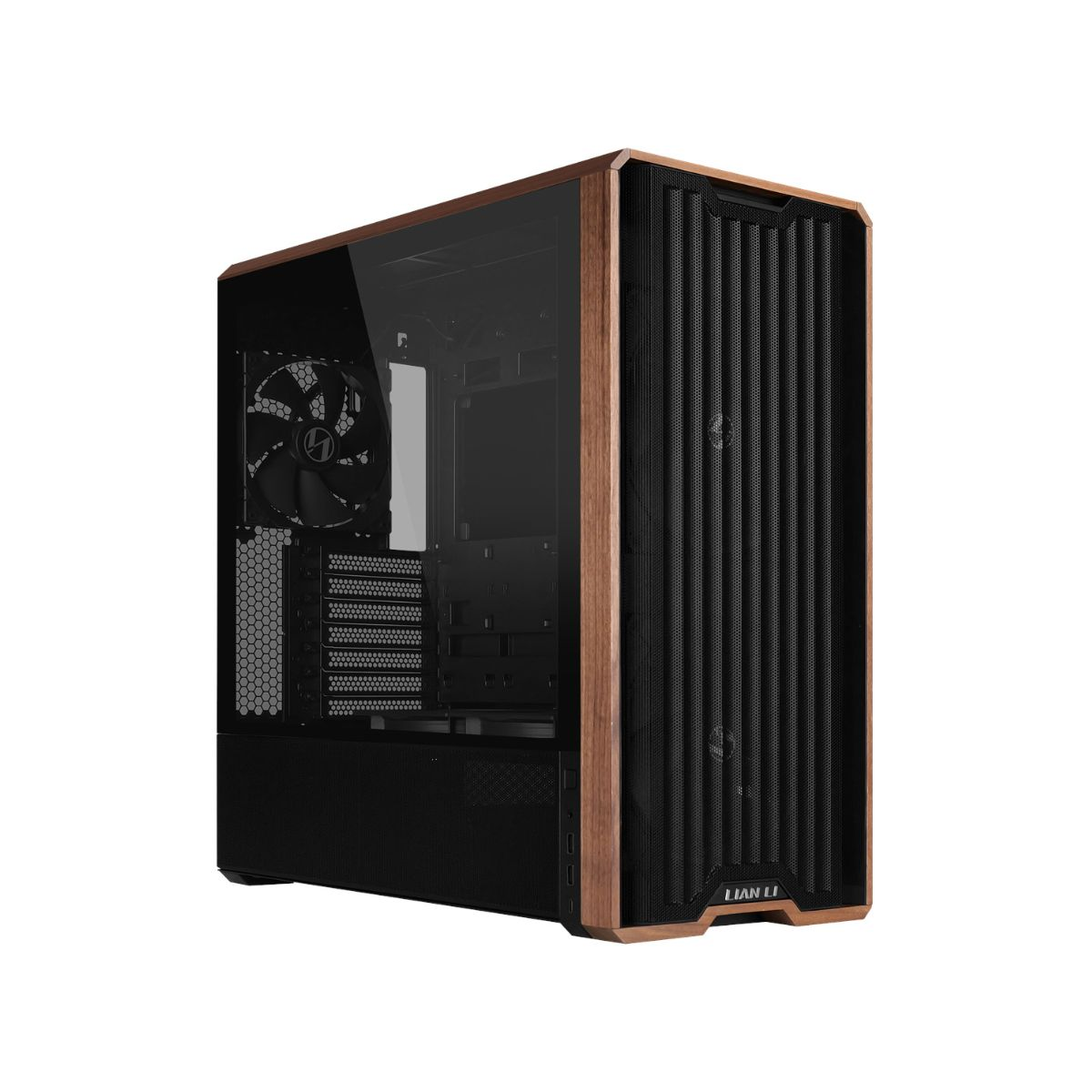 Lian Li Carcasa de PC Lancool 217 Wood / G99.LAN217X.00 Negro