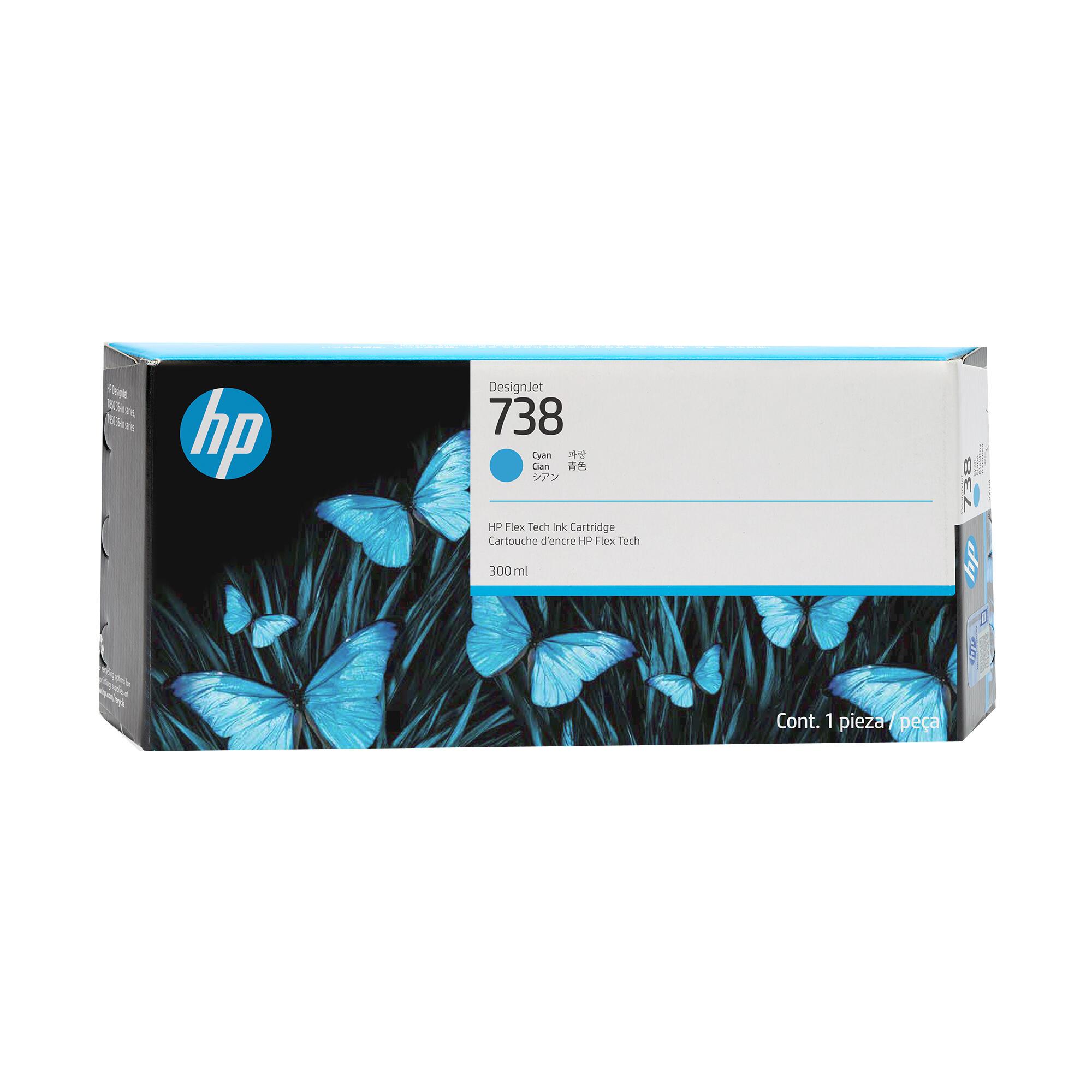 HP Inchiostro 738XL / 676M6A Ciano XL