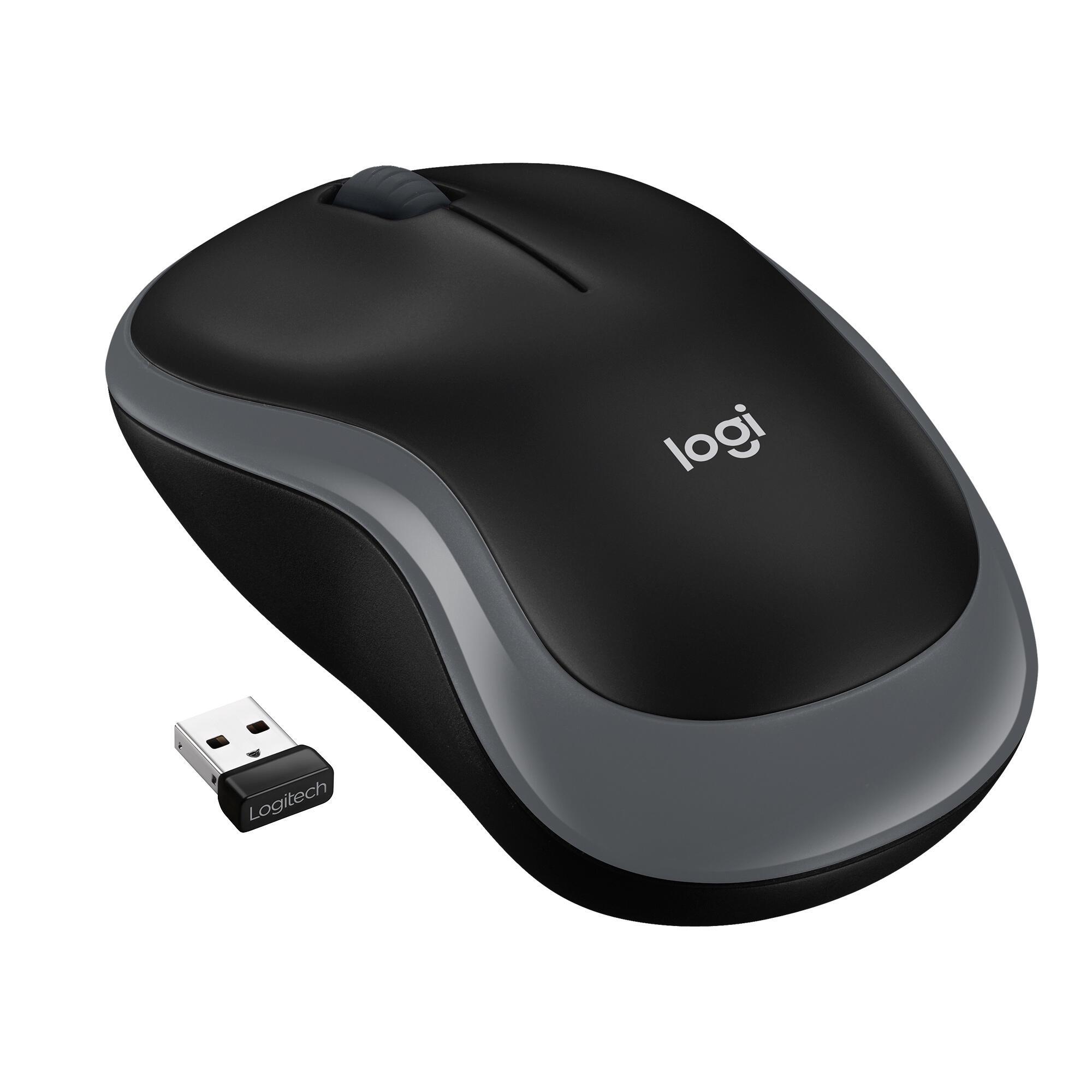 Logitech Ratón M185 / 910-002238 Gris