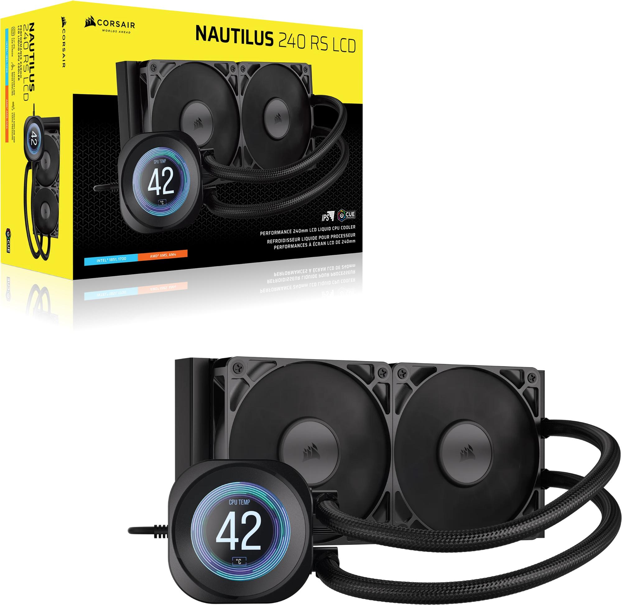 Corsair Water cooling Nautilus 240 RS / CW-9061031-WW Black L