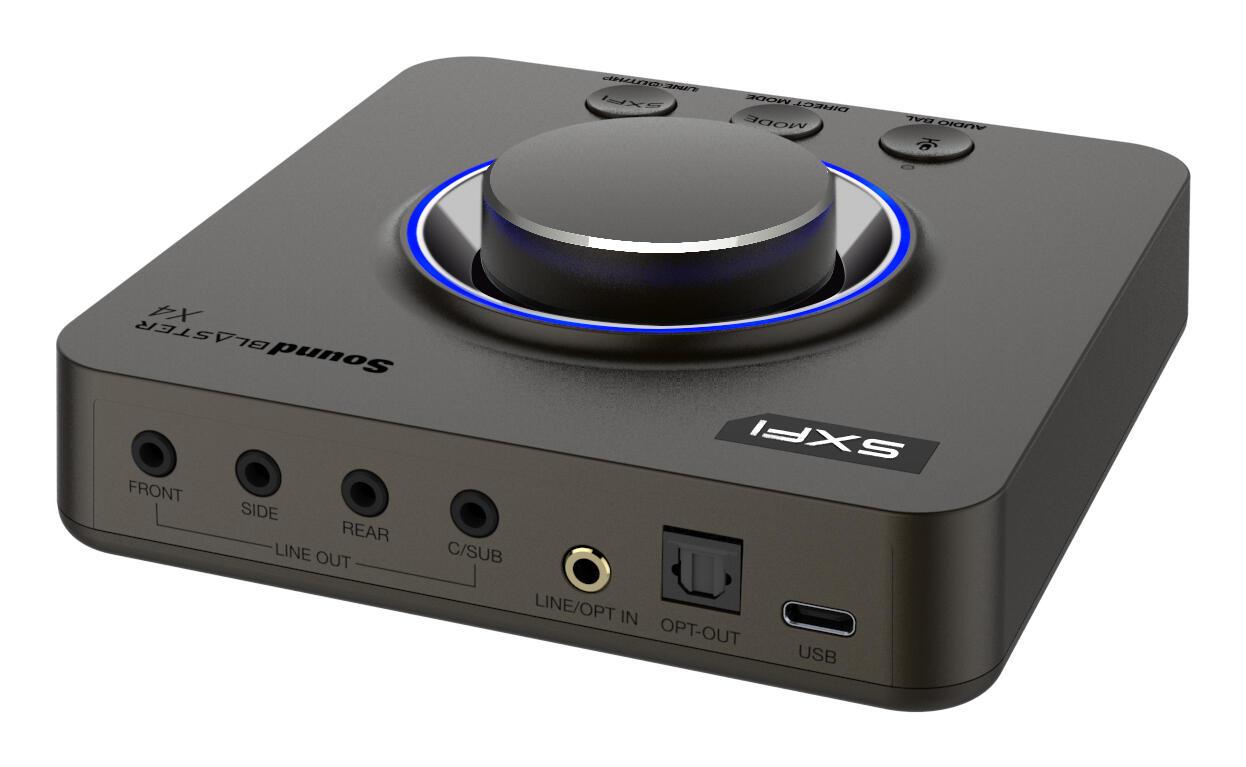 Creative Carte son Sound Blaster X4 / 70SB181500000 Noir