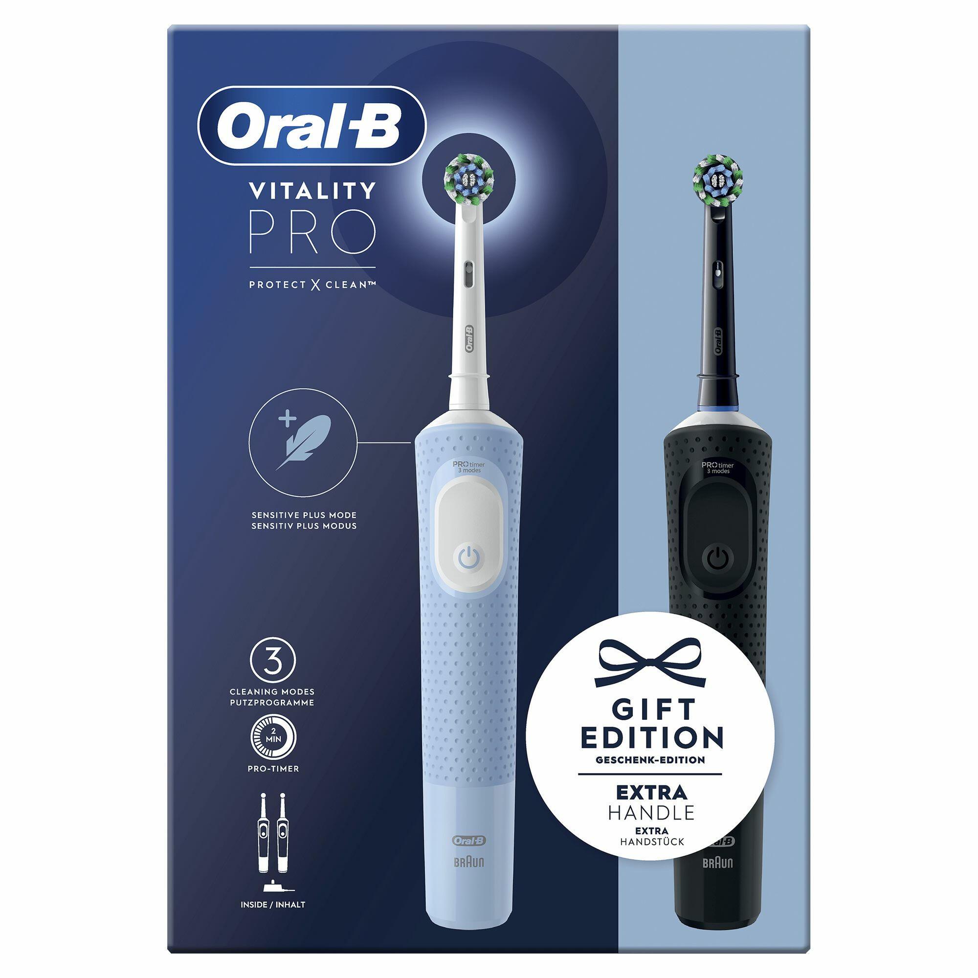Oral-B Cepillo de dientes Vitality Duo / 4210201446514 Negro, azul, blanco