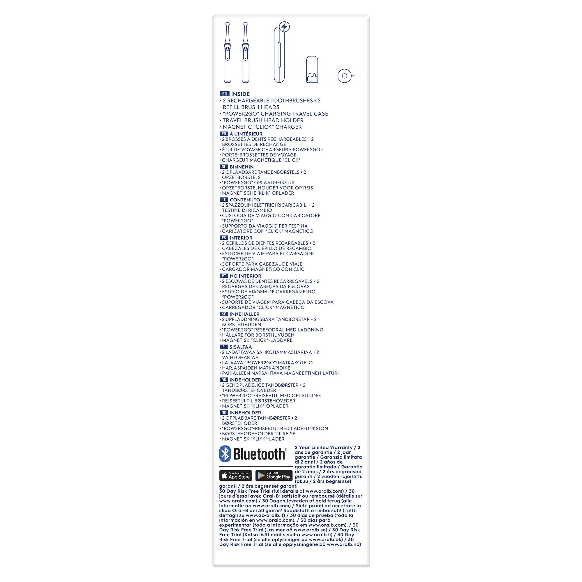 Oral-B Zahnbürste iO Series 9 Duo / 80363731 Schwarz, Silber