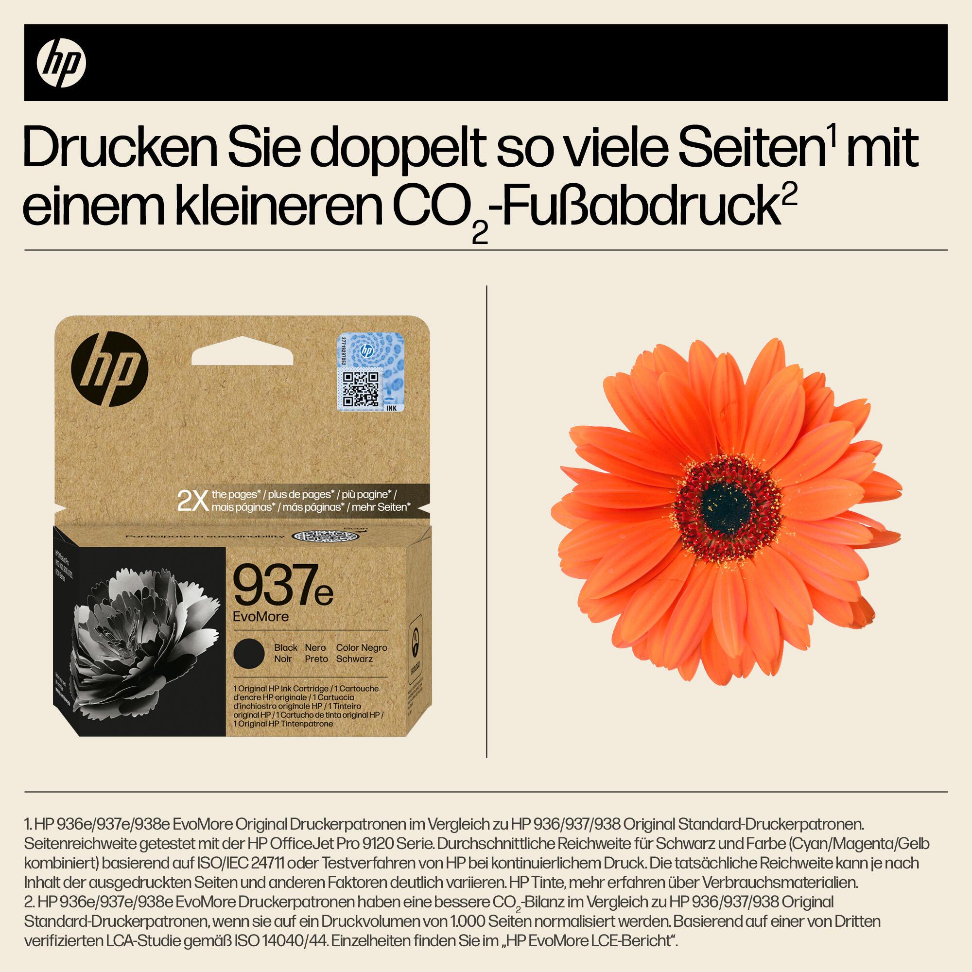 HP Ink 937E / 4S6W9NE Black XL