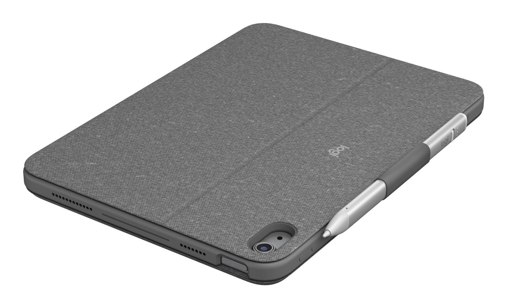 Logitech Cover and keyboard Combo Touch für iPad 11" DE / 920-011435 Grey
