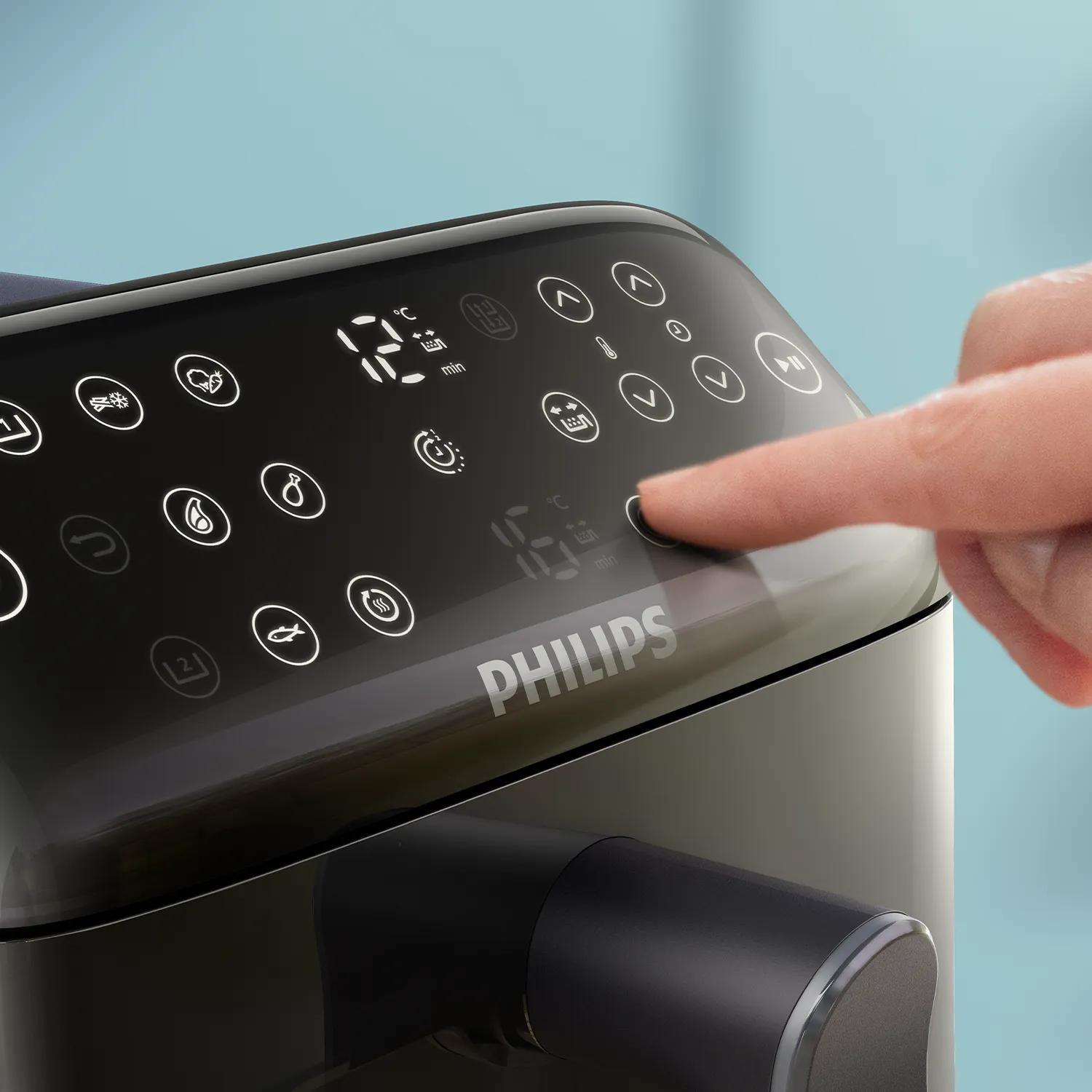 Philips Heißluft Fritteuse 4000 Series / NA462/70 Schwarz