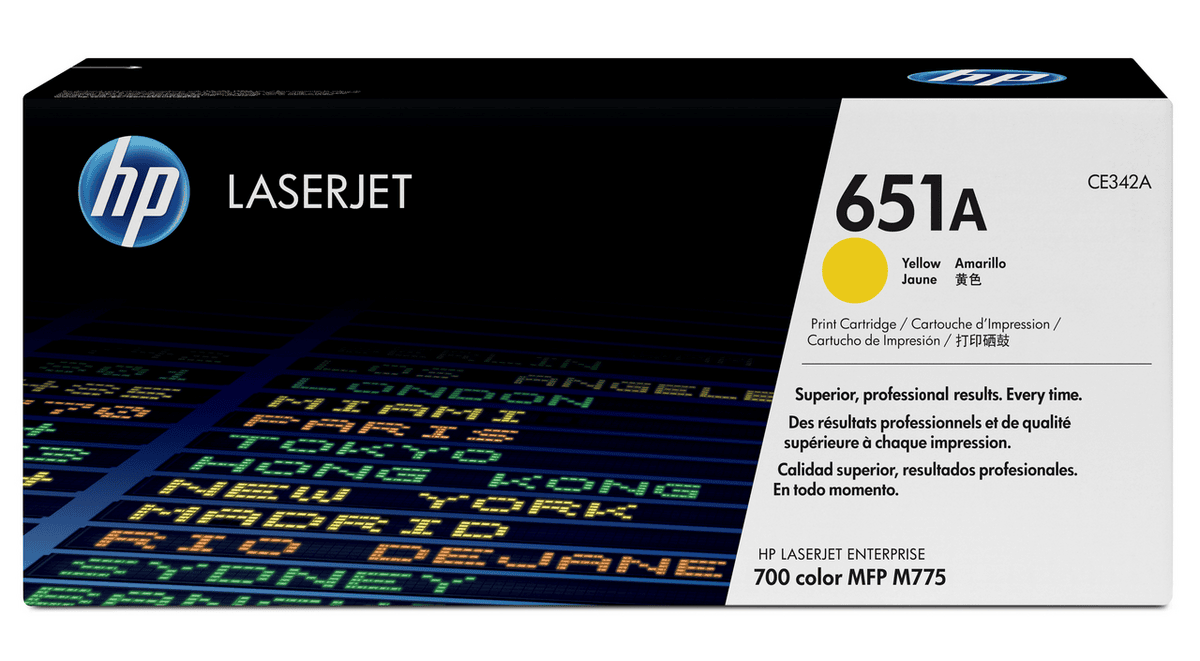 HP Toner 651A / CE342A Gelb