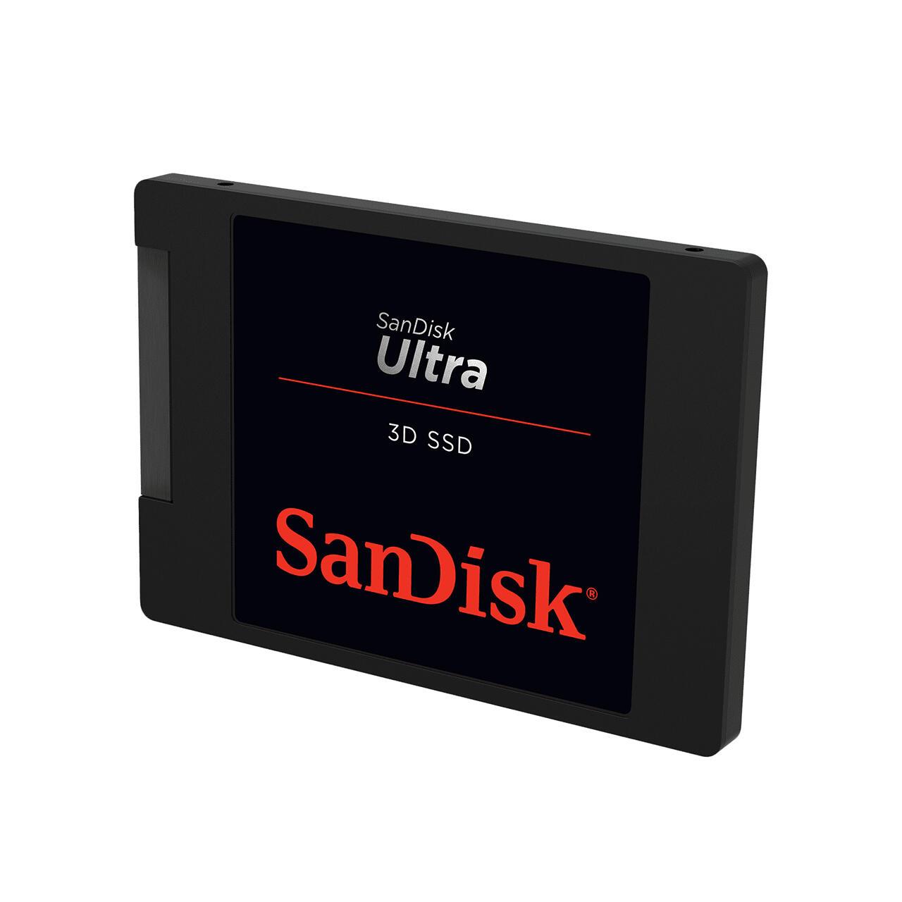 SanDisk 2,5" SSD Ultra 3D 500GB / SDSSDH3-500G-G26 Schwarz