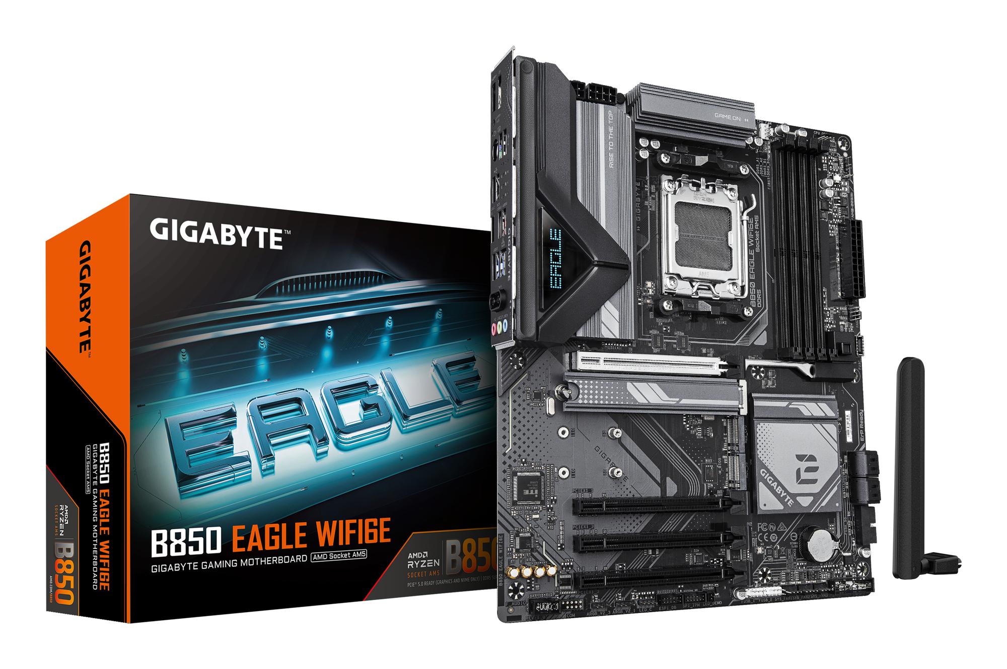 GIGABYTE Carte mère B850 EAGLE WIFI6E / B850 EAGLE WIFI6E Marron