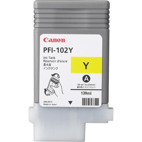 Canon Ink PFI-102Y / 0898B001 Yellow Standard
