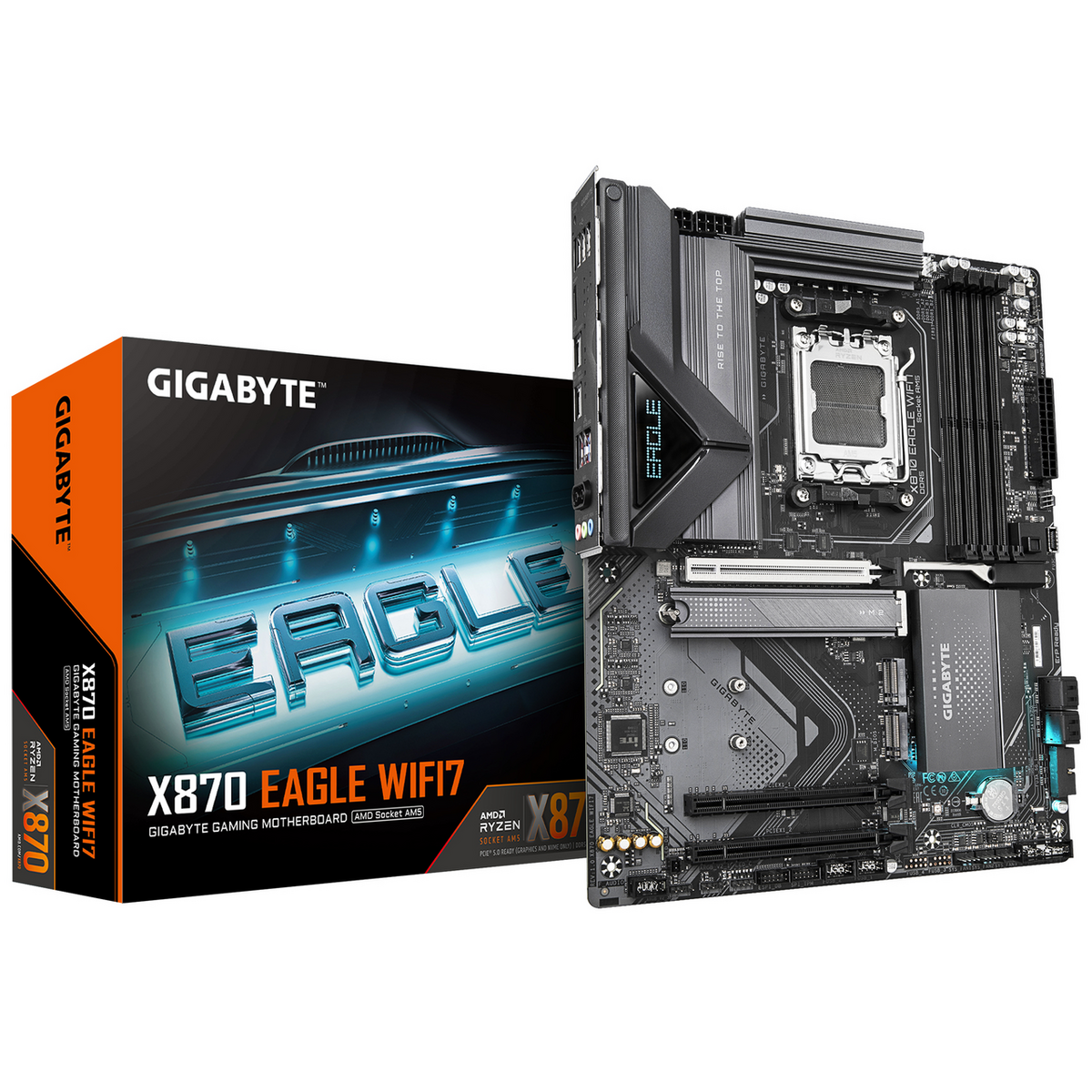 Gigabyte Mainboard X870 Eagle WiFi7 / X870 EAGLE WIFI7 Schwarz