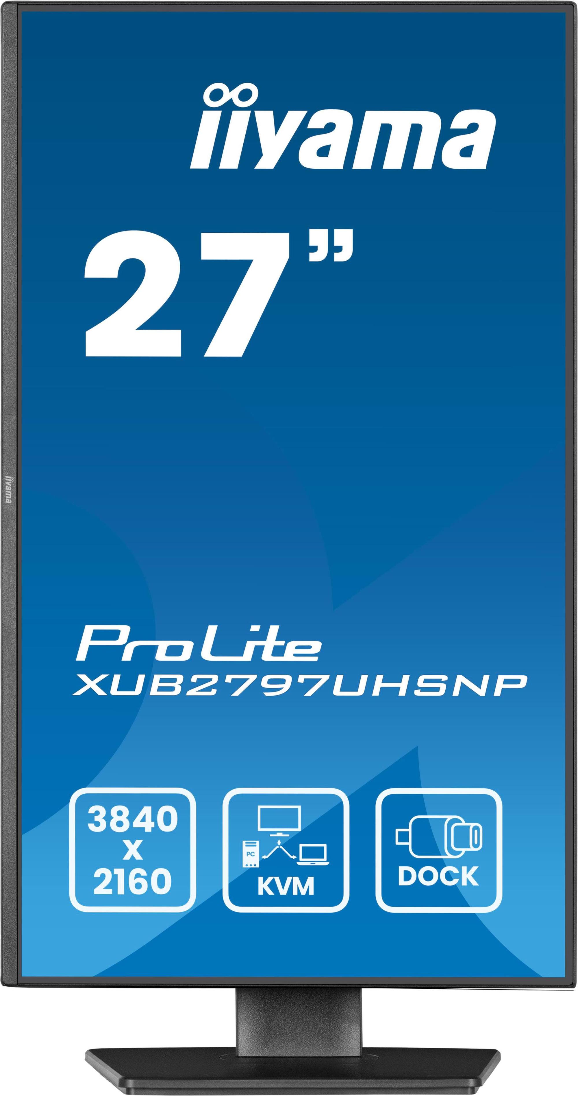iiyama Monitor ProLite XUB2797UHSNP / XUB2797UHSNP-B1 Negro 68,6 cm (27")