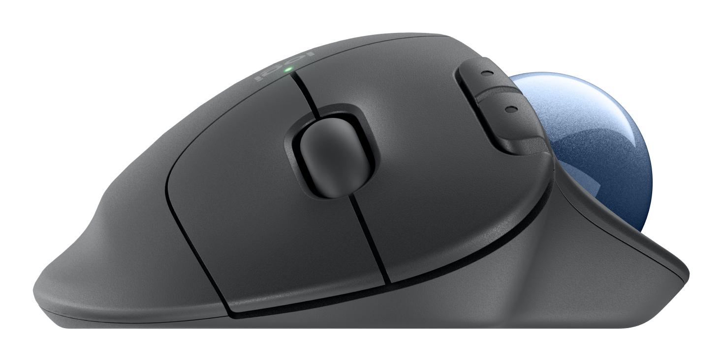 Logitech Ratón ERGO M575S / 910-007029 Grafito, azul