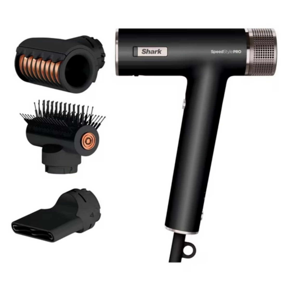 SharkNinja Secador de pelo Shark SpeedStyle Pro 4-in-1 / HD731EU Negro