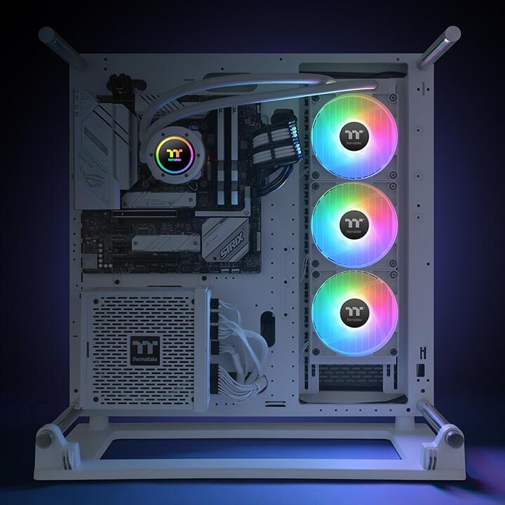 Thermaltake Refrigeración por agua TH360 V2 ARGB Sync / CL-W365-PL12SW-A Blanco