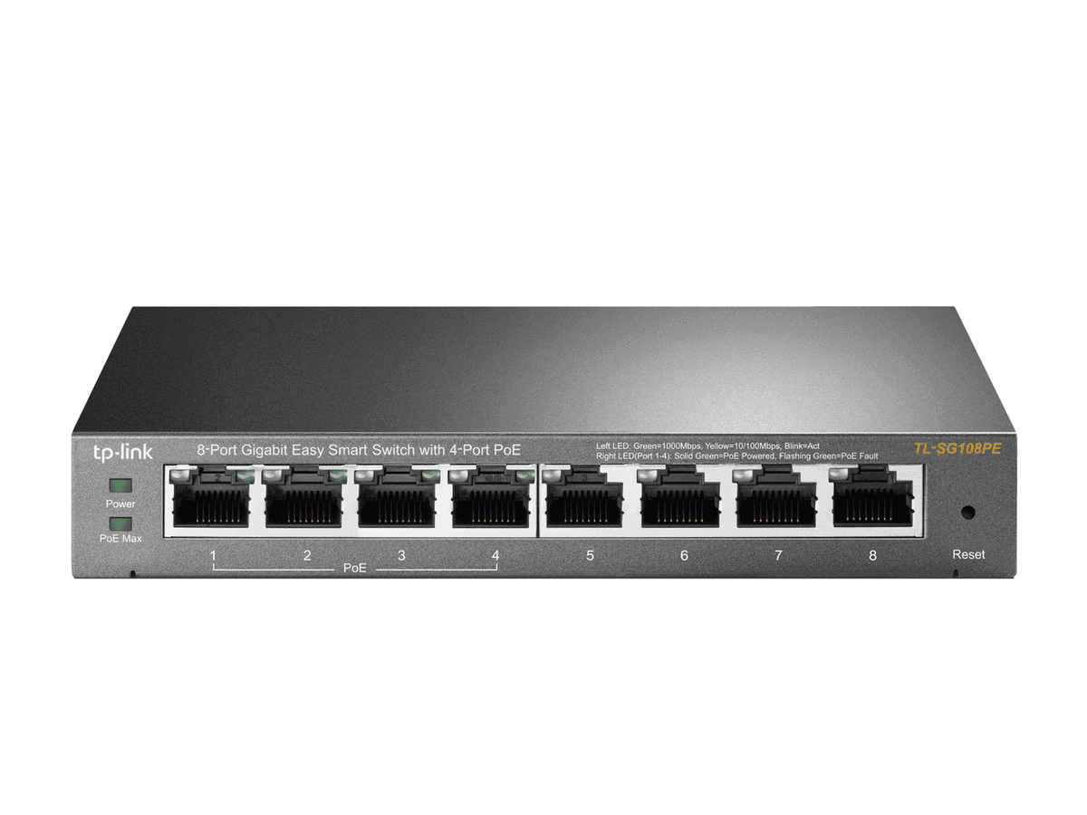 TP-LINK Interruptor SG108PE / TL-SG108PE Blanco