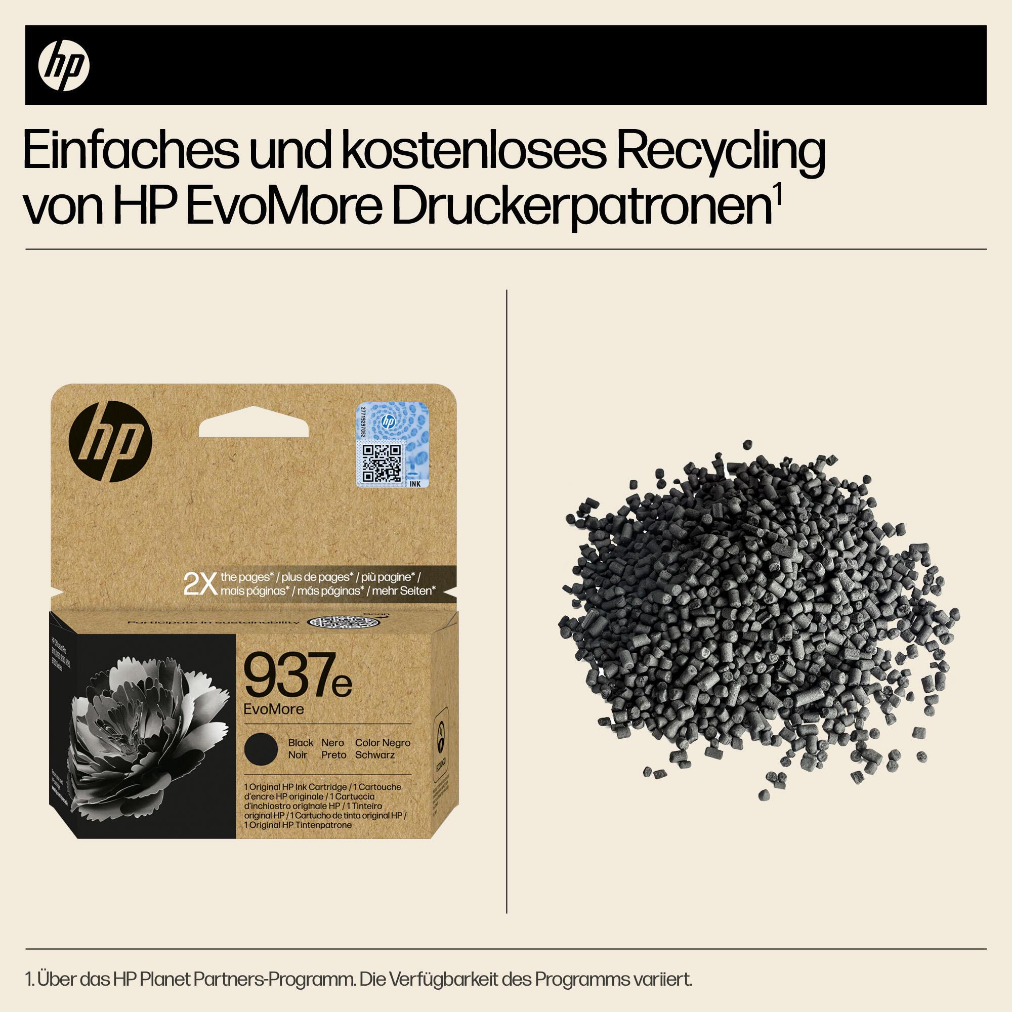 HP Ink 937E / 4S6W9NE Black XL
