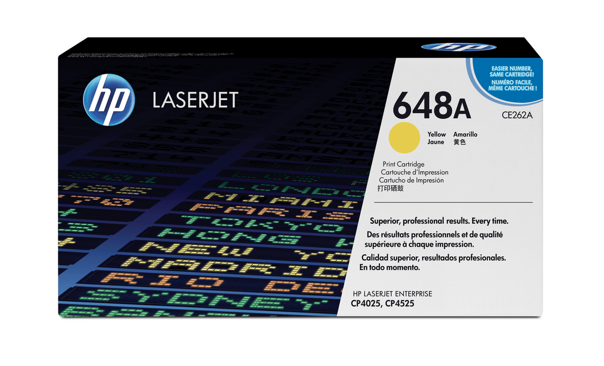 HP Tóner 648A / CE262A Amarillo