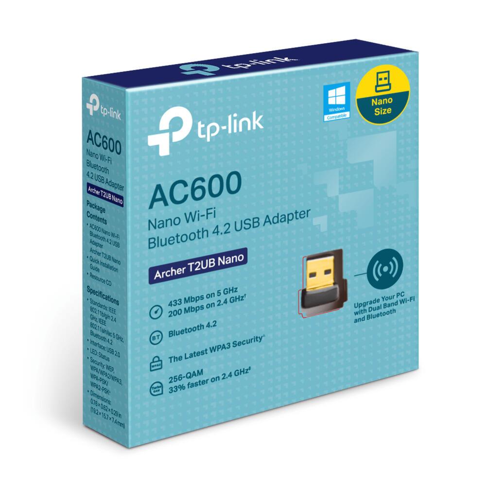 TP-Link USB WLAN-Antenne T2UB Nano / ARCHER T2UB NANO Schwarz