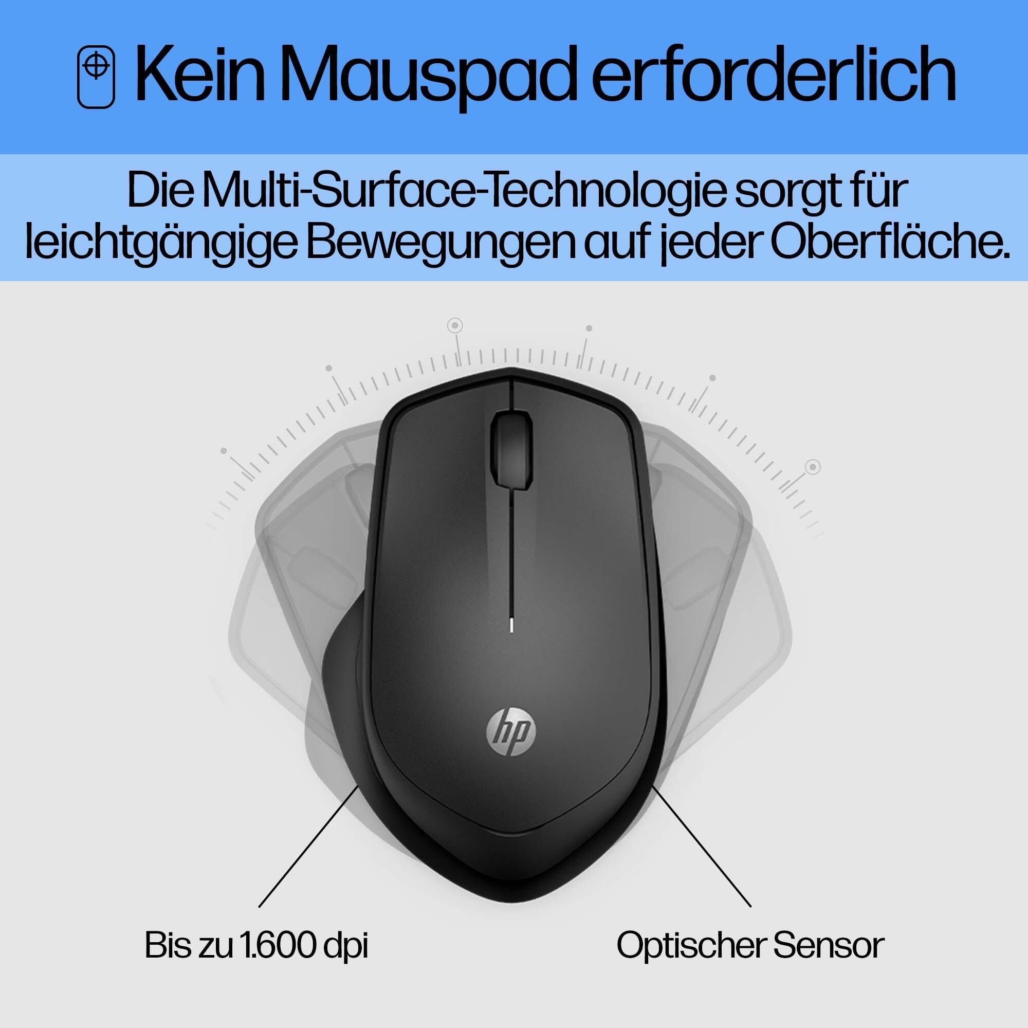 HP Mouse Silent 280M / 19U64AA#ABB Nero