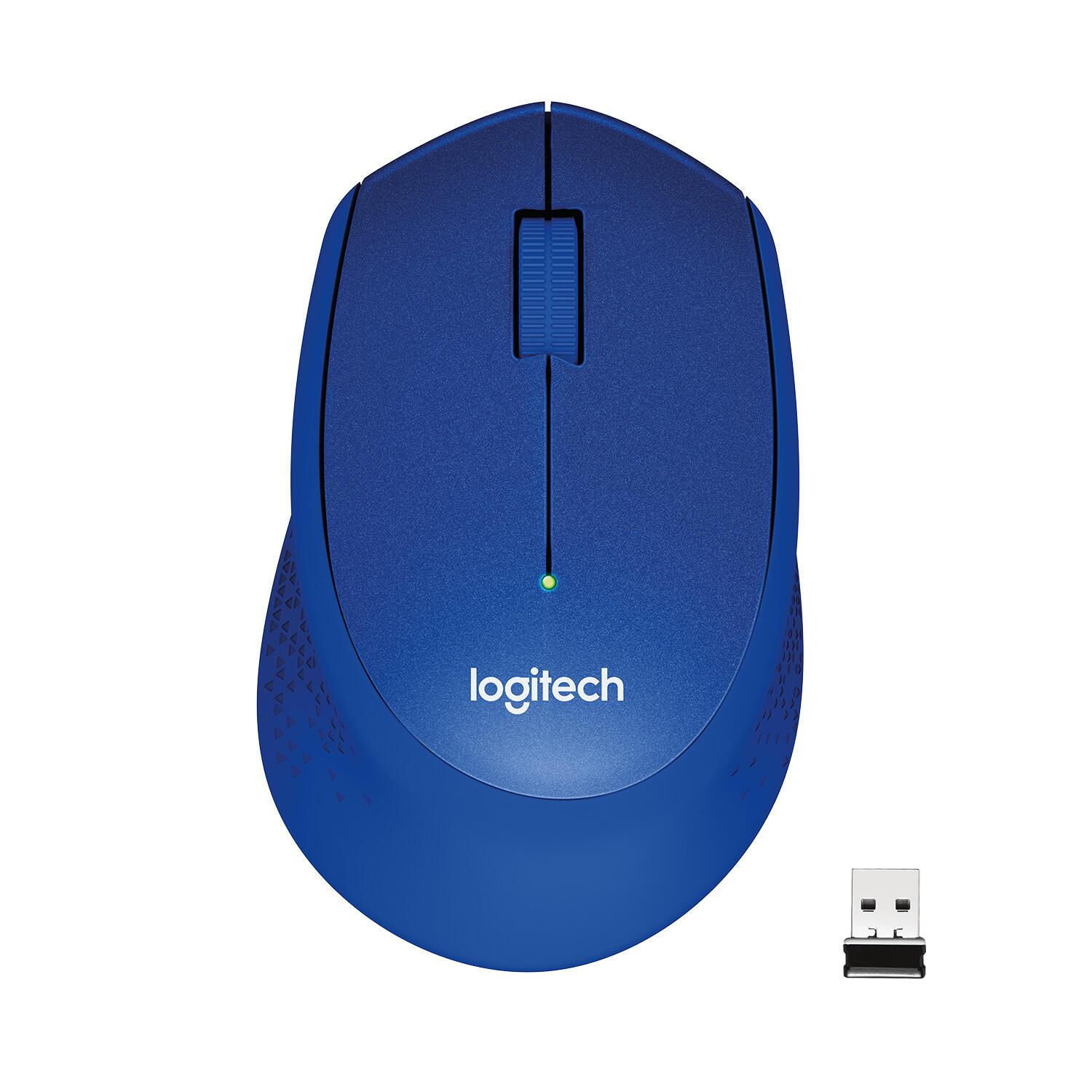 Logitech Ratón M330 Silent Plus / 910-004910 Azul