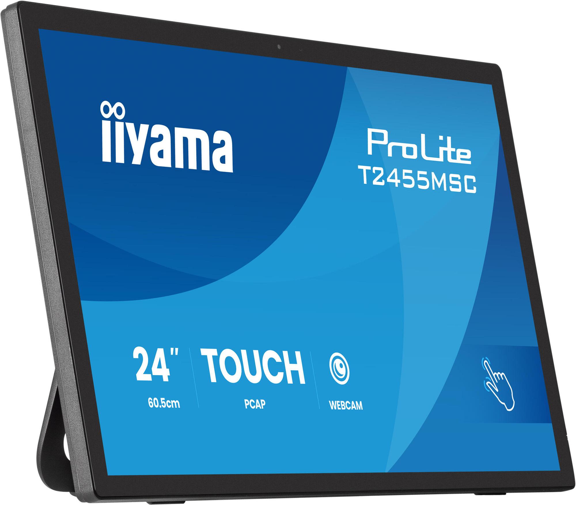 iiyama Monitor ProLite T2455MSC / T2455MSC-B2 Black 60.5 cm (23.8")