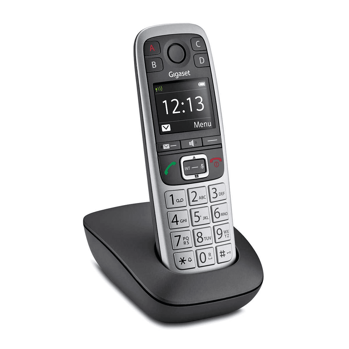 Gigaset Telefon E560 / S30852-H2708-C101 Silber