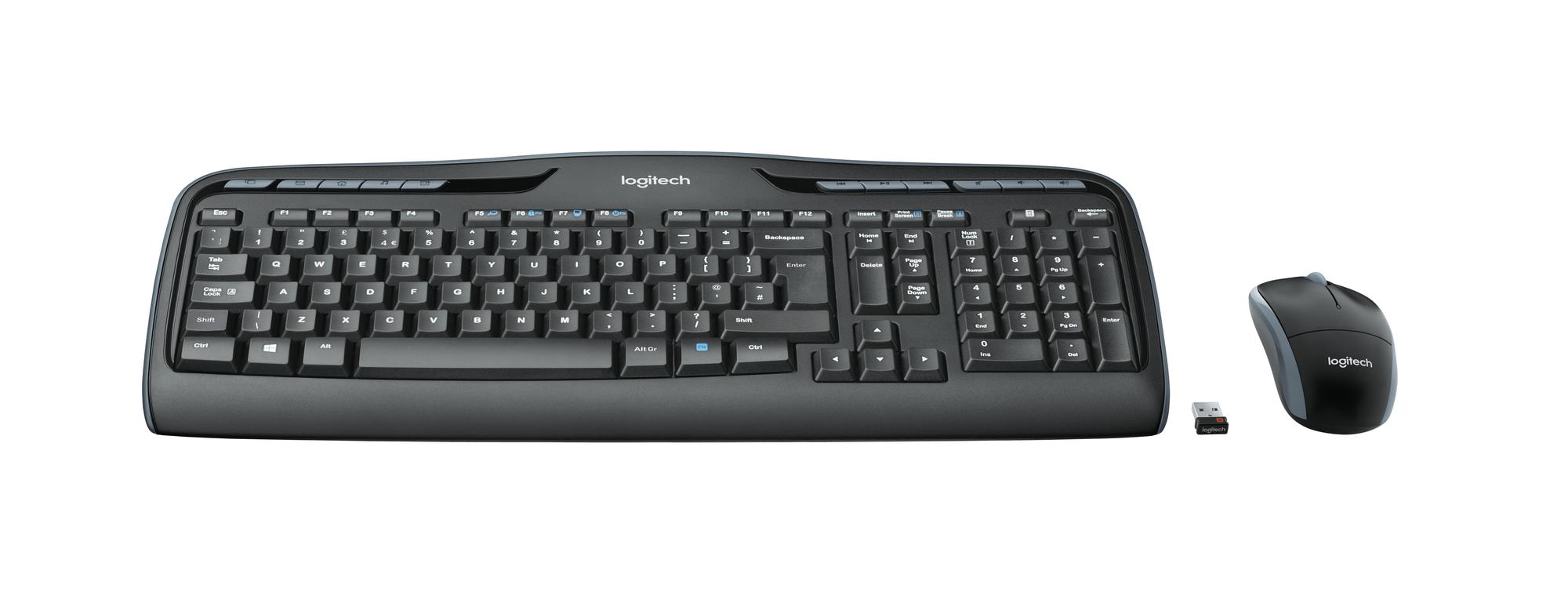 Logitech Set de ratón y teclado MK330 / 920-008533 Negro