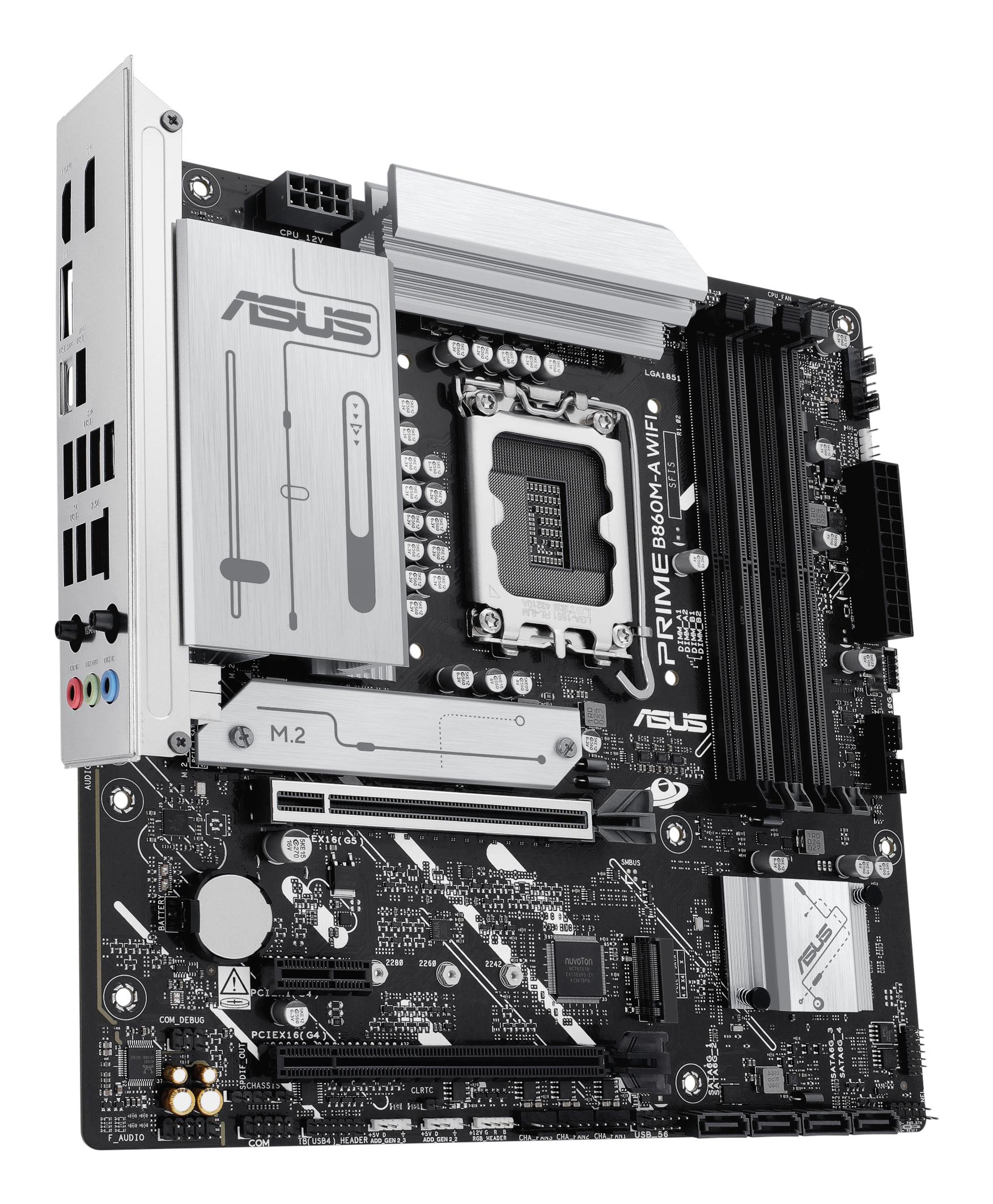 ASUS Carte mère PRIME B860M-A WIFI / 90MB1JY0-M0EAY0 Noir