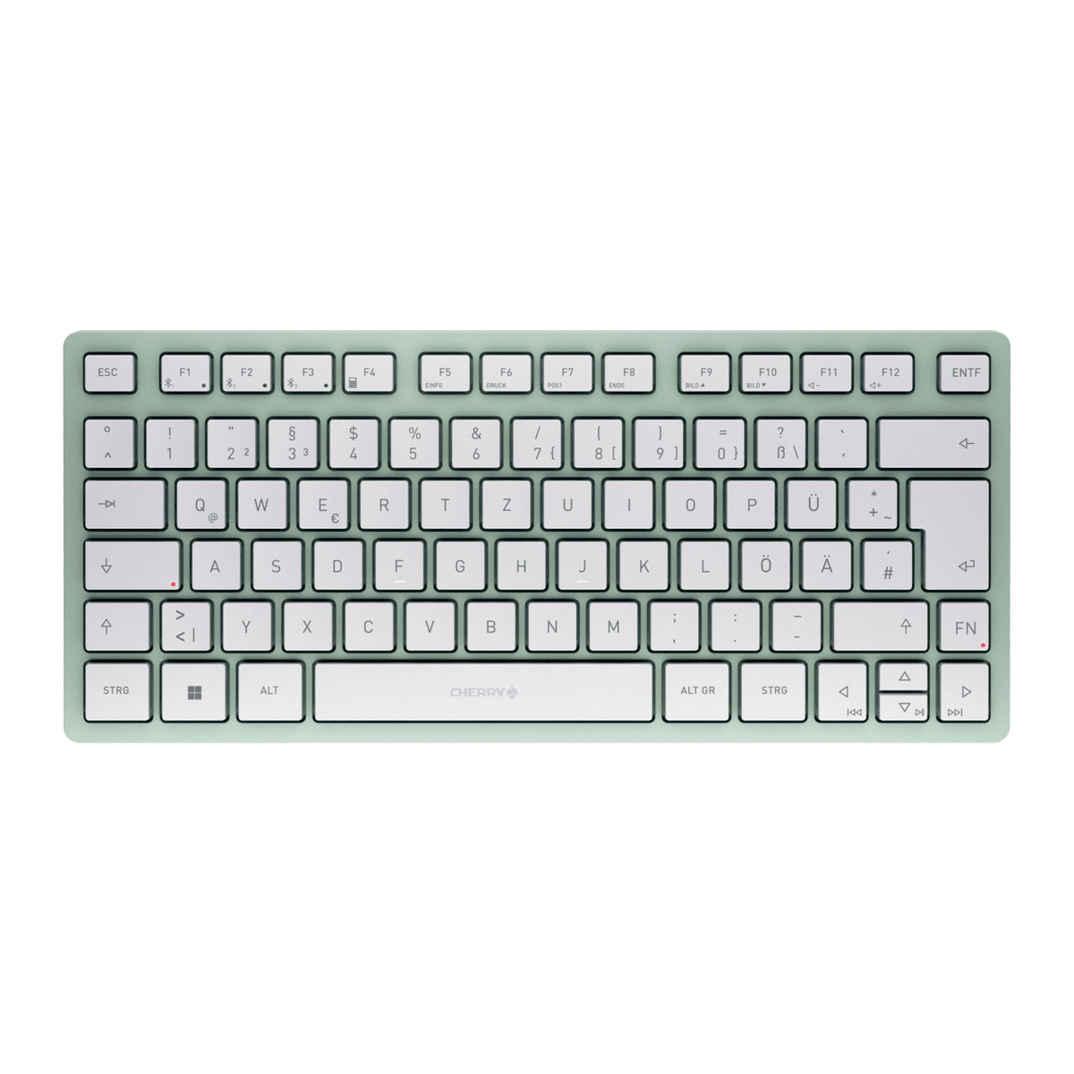 Cherry Tastatur KW 7100 Mini BT Wireless / JK-7100DE-18 Grün