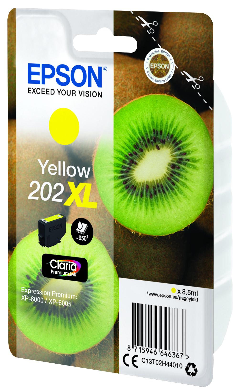Epson Inchiostro 202XL / C13T02H44020 Giallo XL
