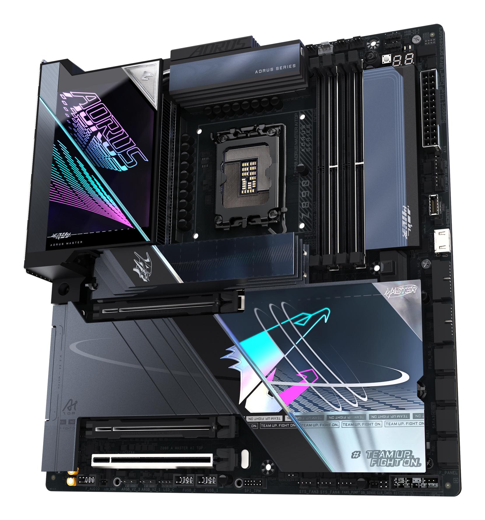 GIGABYTE Mainboard Z890 AORUS MASTER AI TOP / Z890 A MASTER AI TOP Schwarz
