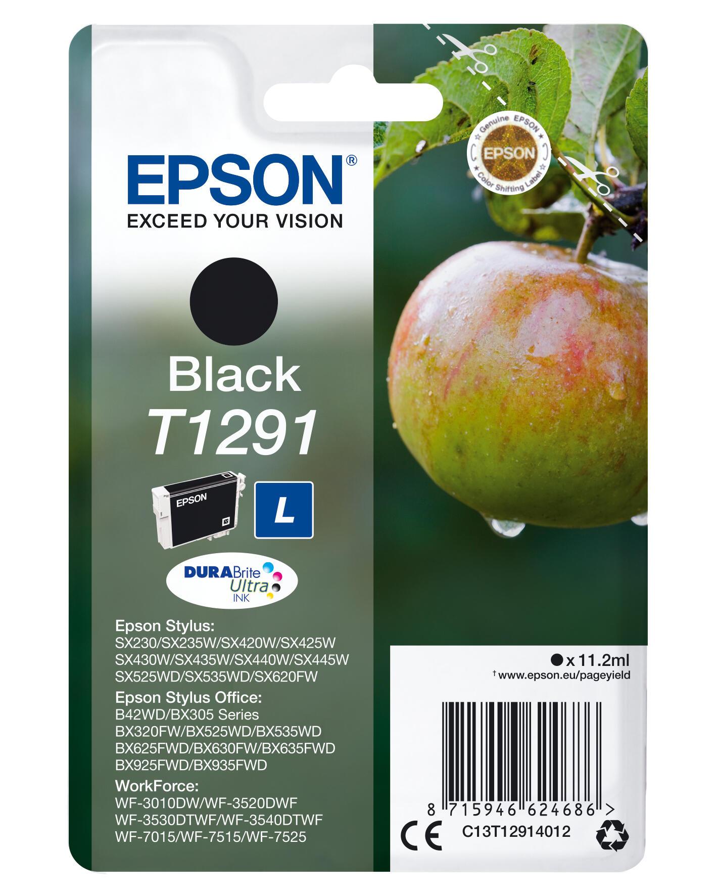 Epson Inchiostro T1291 / C13T12914012 Nero Standard