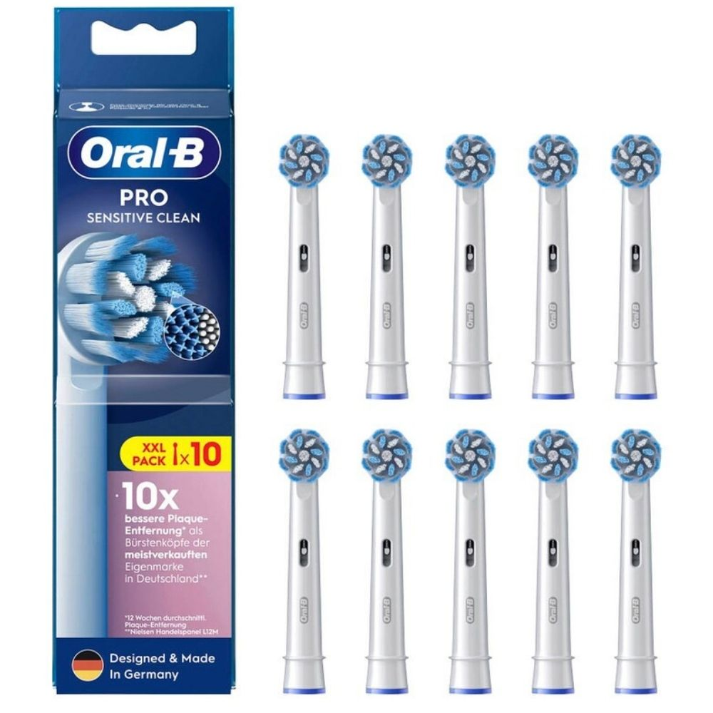 Oral-B Sonic toothbrush head Pro Sensitive Clean / 860601 White 10-Pack