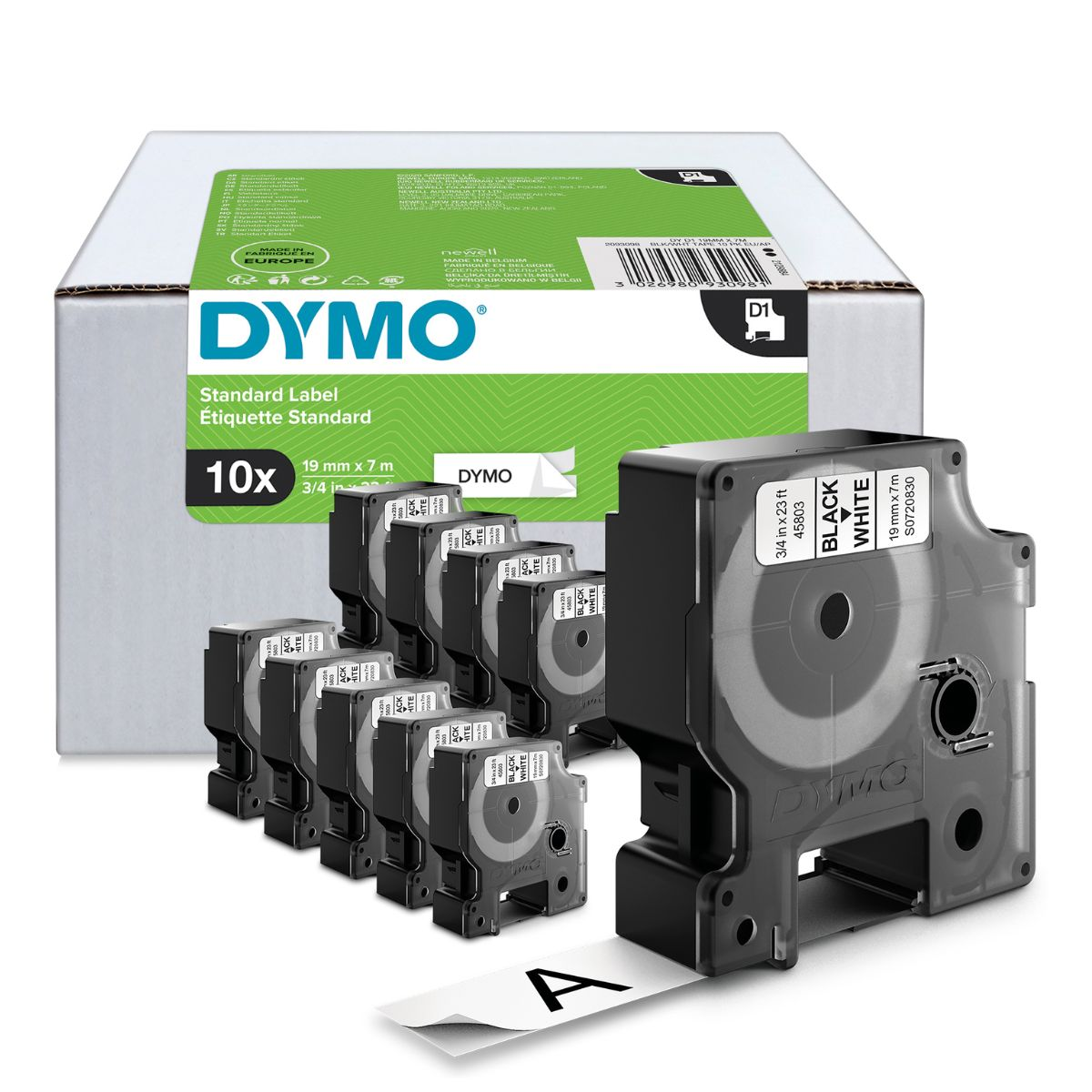 Dymo Label 2093098 Black on White 10-Pack
