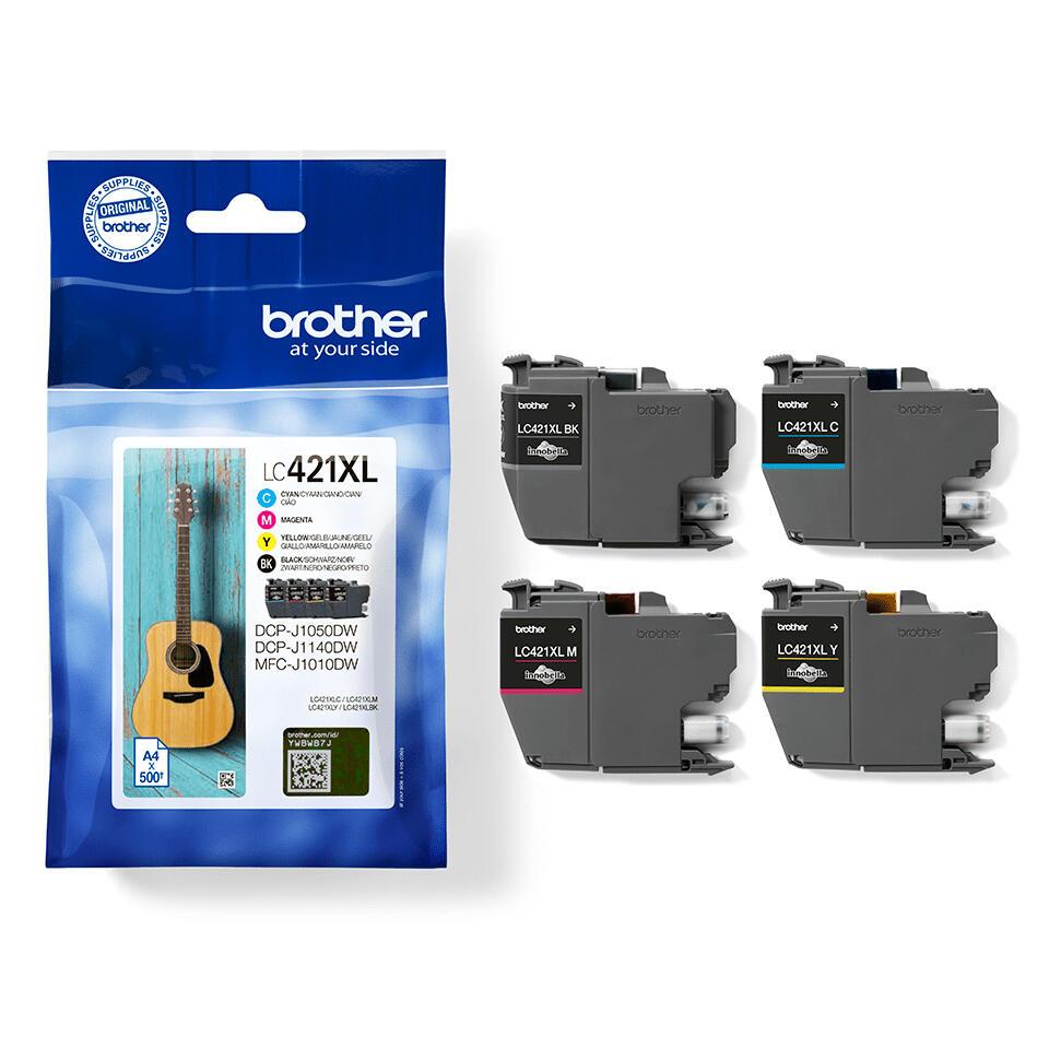 Brother Encre LC-421XLVAL / LC421XLVAL BK,C,M,Y XL Multipack