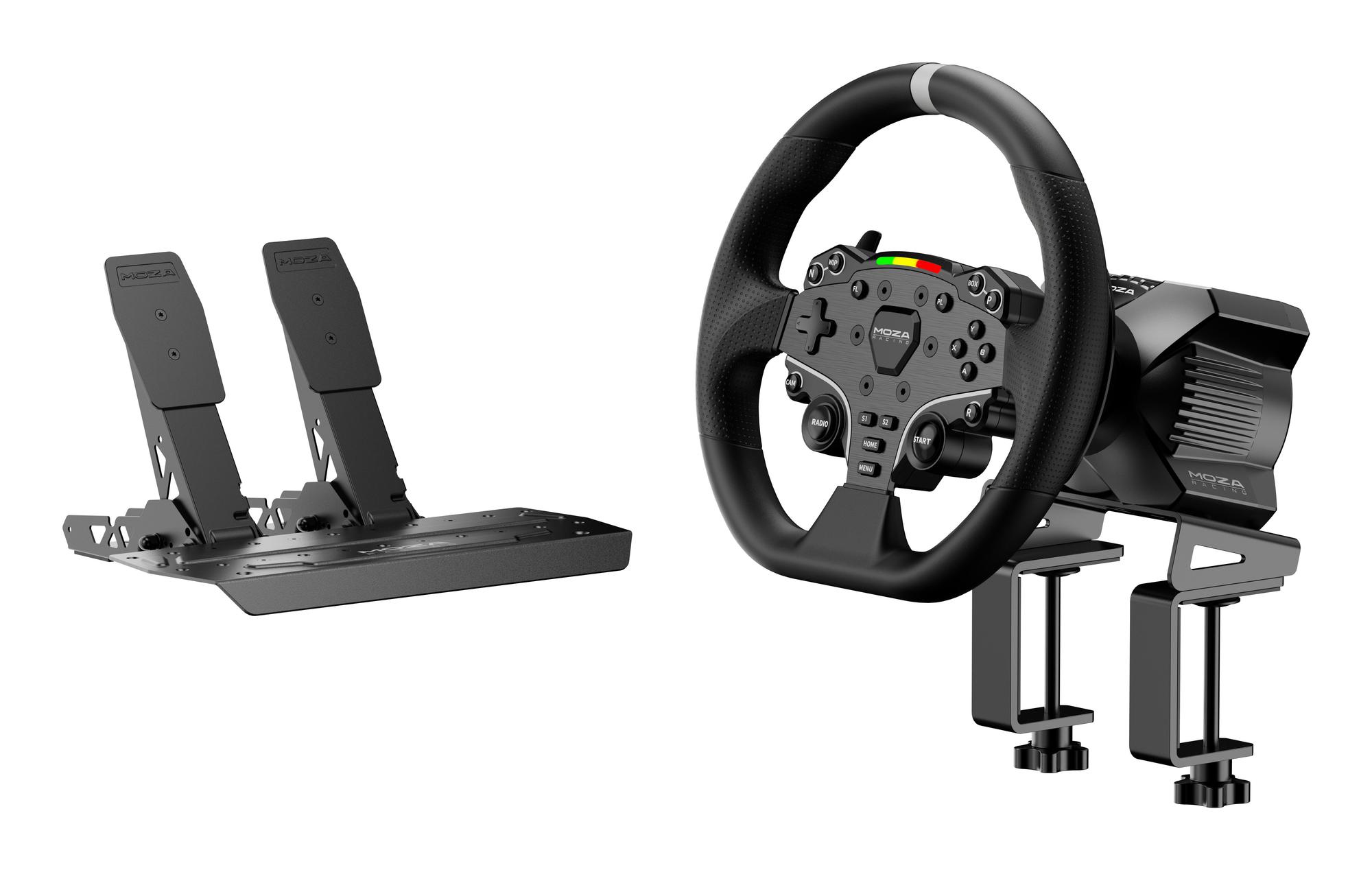 Moza Racing Controllore R3 Wheel and Pedals / RS074 Nero
