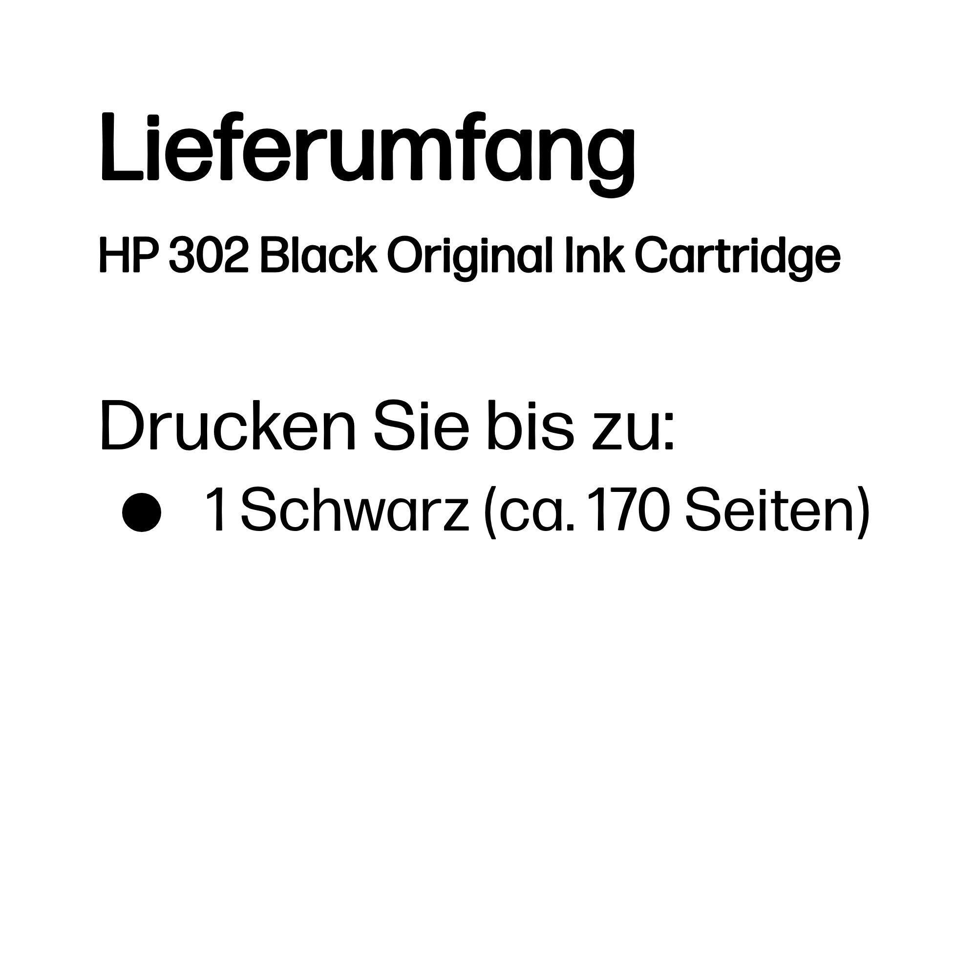 HP Tinta 302 / F6U66AE Negro Standard