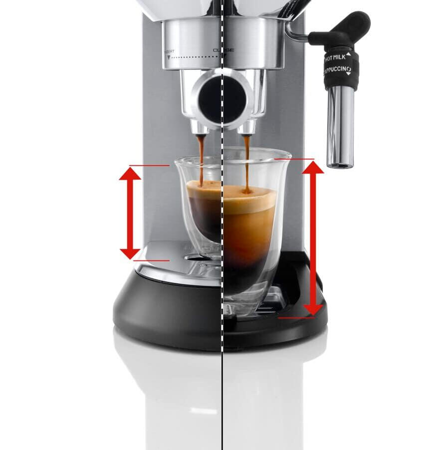 De’Longhi Macchina portafiltro Dedica EC 685 / EC685.M Nero, metallizzato, argento