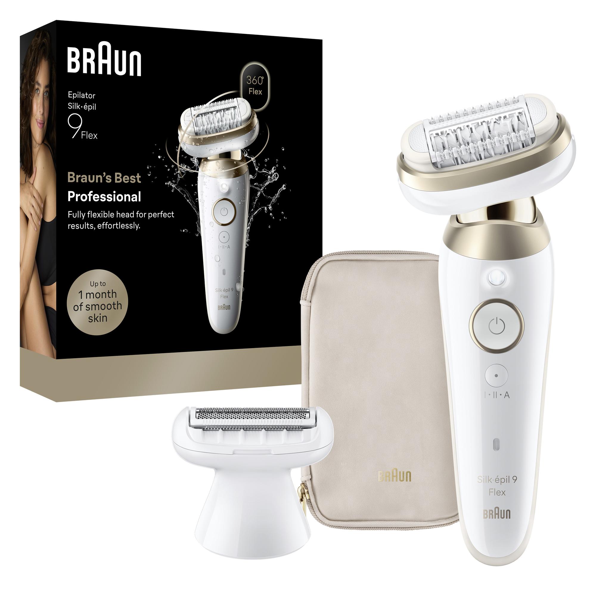 Braun Epilatore Silk-épil 9 9-030 3D / 963206 Bianco, oro