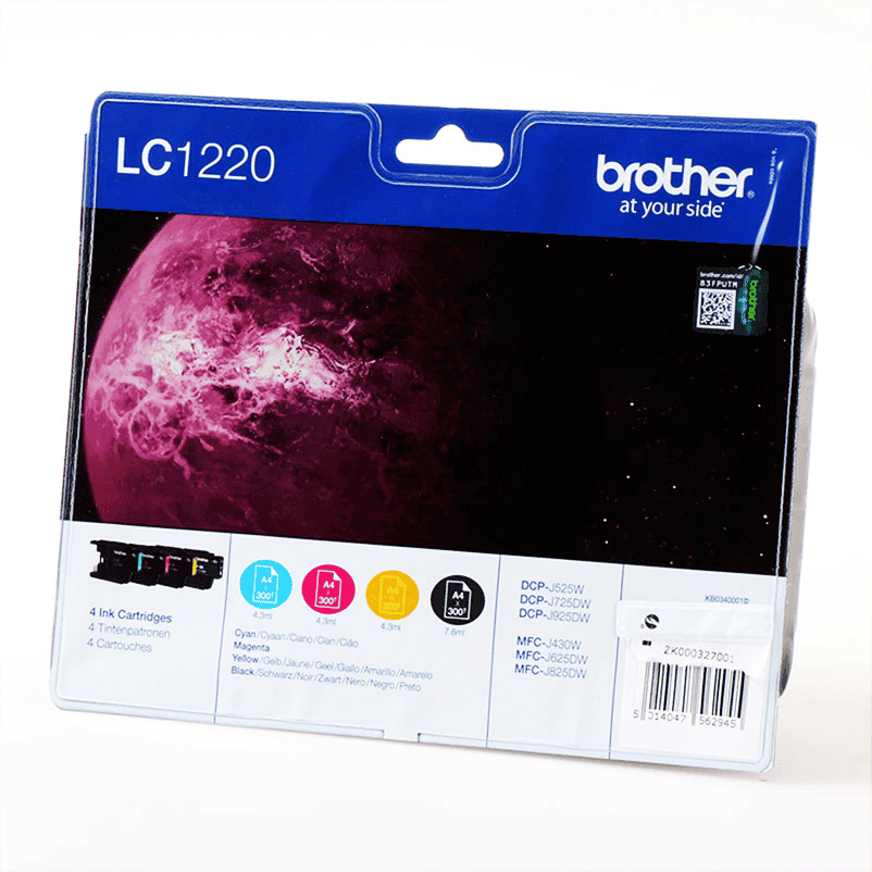 Brother Tinte LC-1220VALBPDR BK,C,M,Y