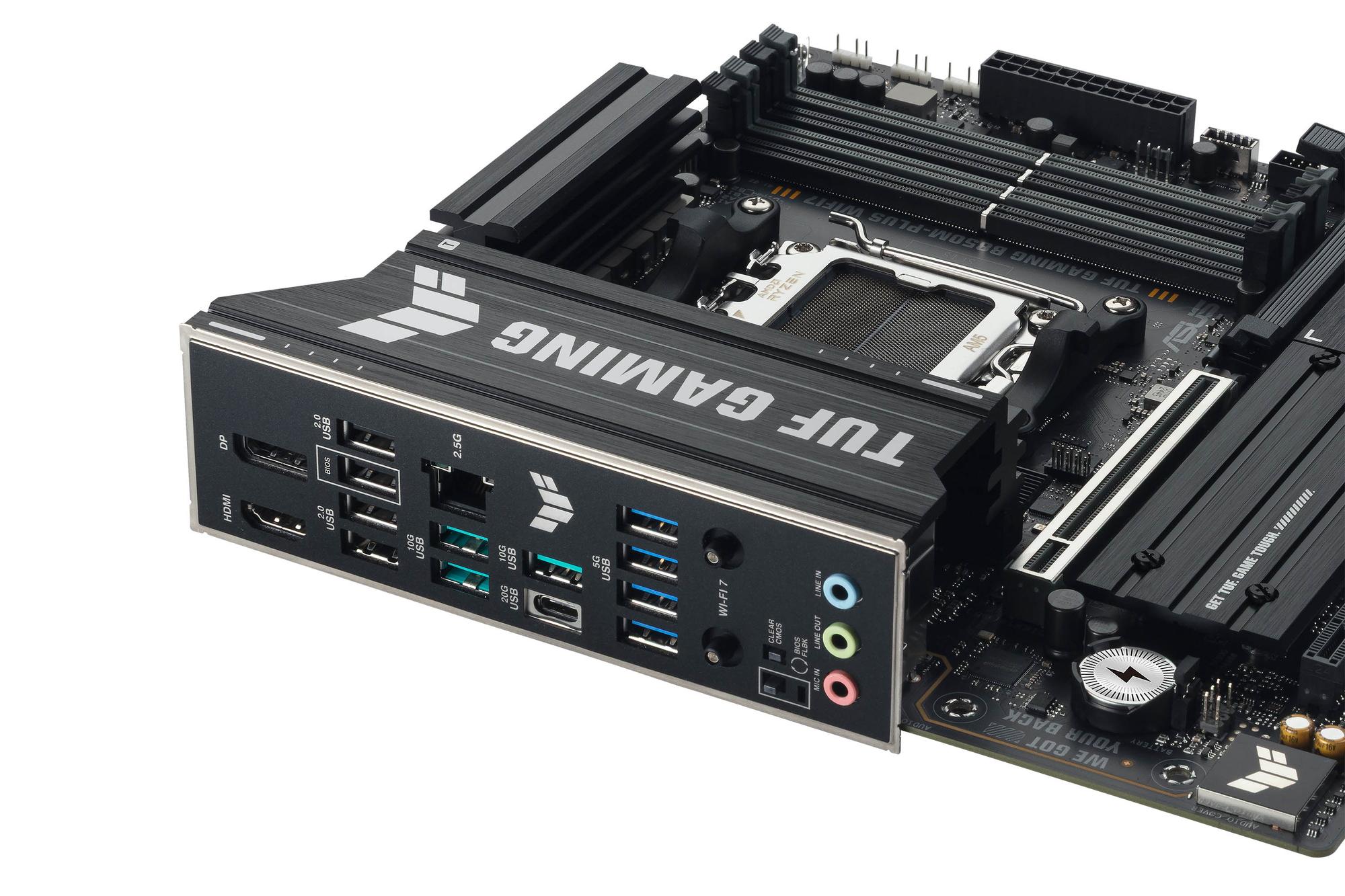ASUS Mainboard TUF GAMING B850M-PLUS WIFI7 / 90MB1MU0-M0EAY0 Schwarz