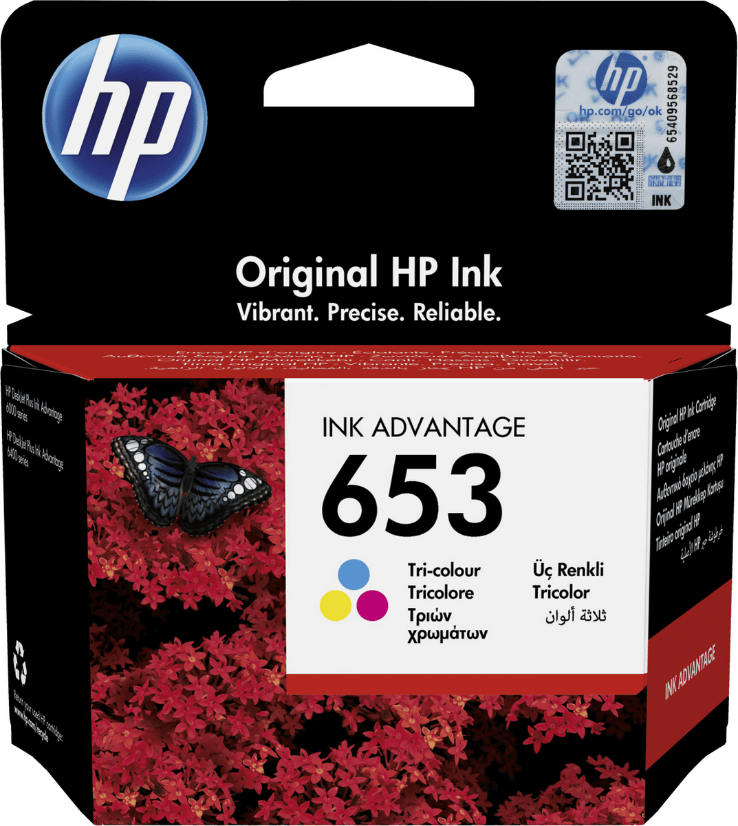 HP Tinte 653 / 3YM74AE C,M,Y