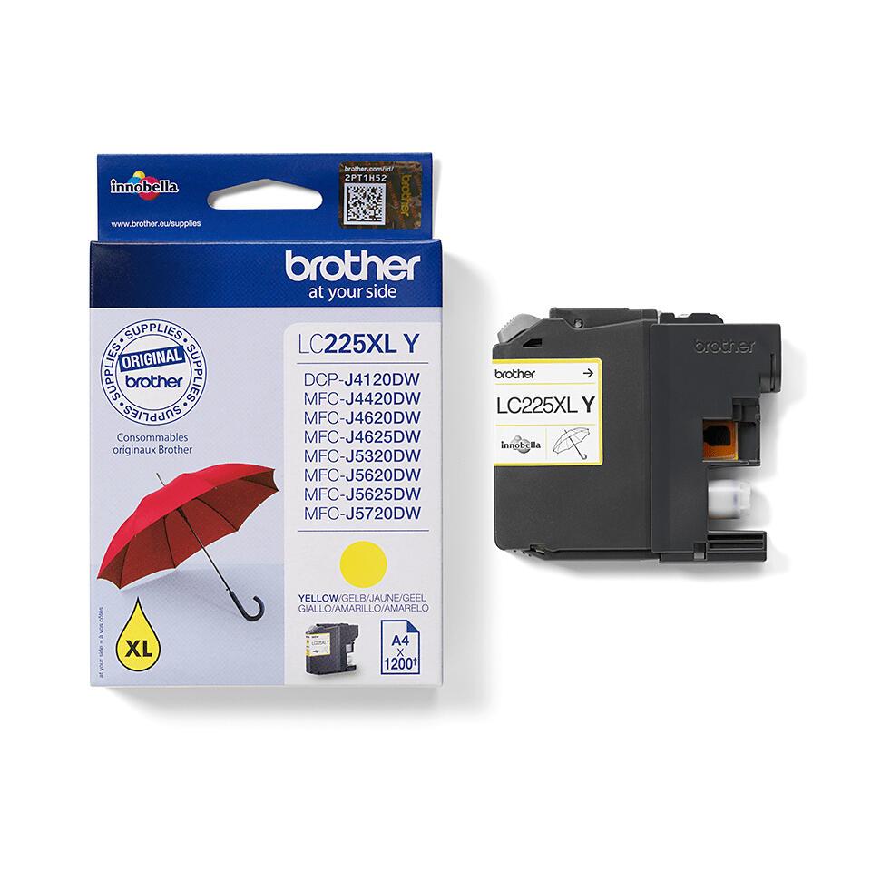 Brother Tinta LC-225XLY / LC225XLY Amarillo Standard