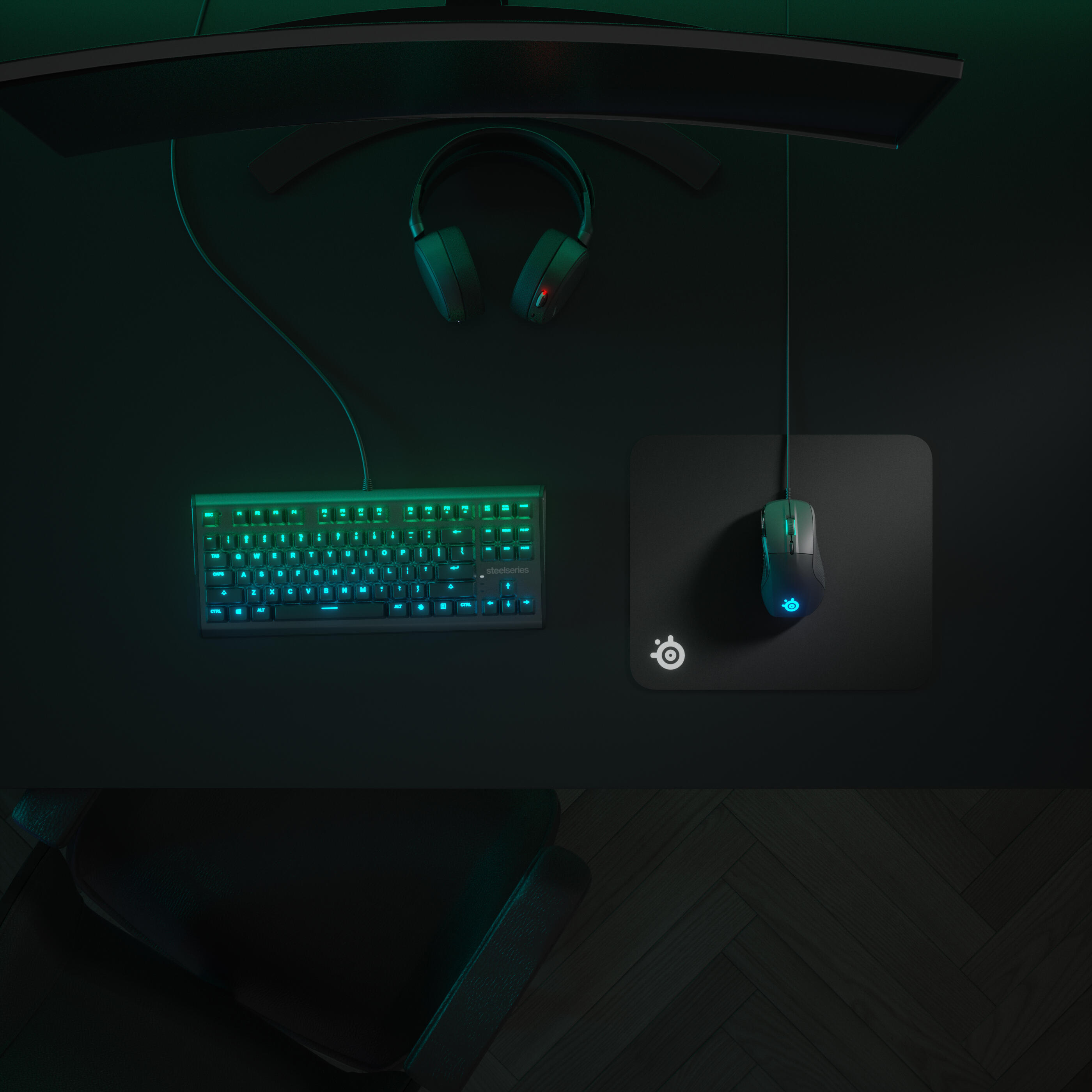 Steelseries Alfombrilla de ratón QcK Small / 63005 Negro