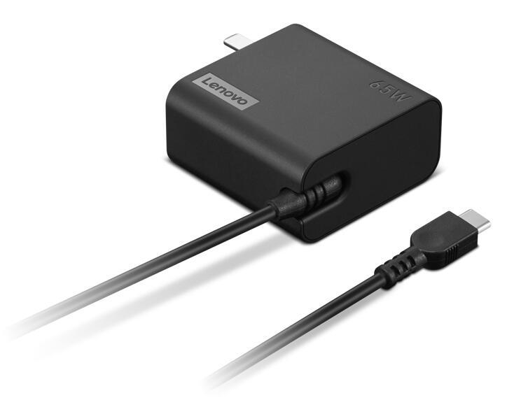 Lenovo Netzteil / Ladegerät USB-C 65W / 4X21L54610 Schwarz