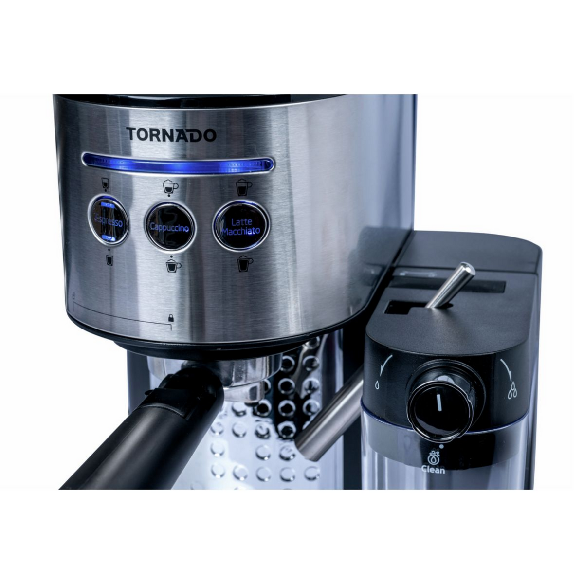 Tornado Portafilter machine TCM-14125 Steel and Black Tornado Portafilter machine TCM-14125 Steel and Black